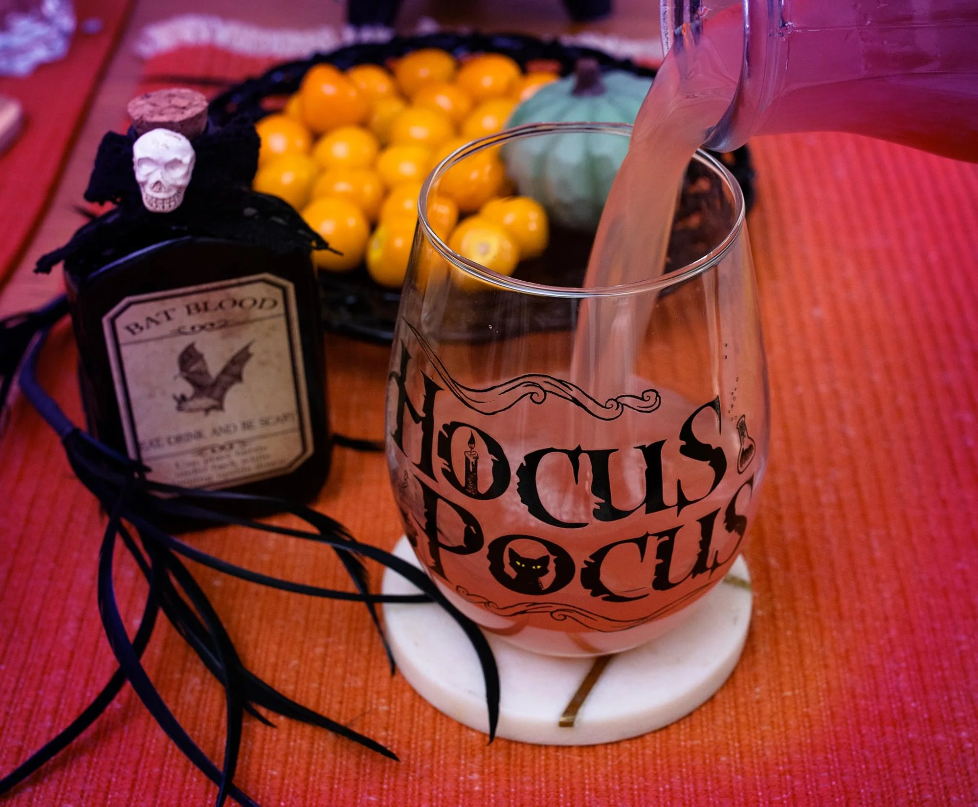 Disney Hocus Pocus Teardrop Stemless Wine Glass | Holds 20 Ounces - Image 8