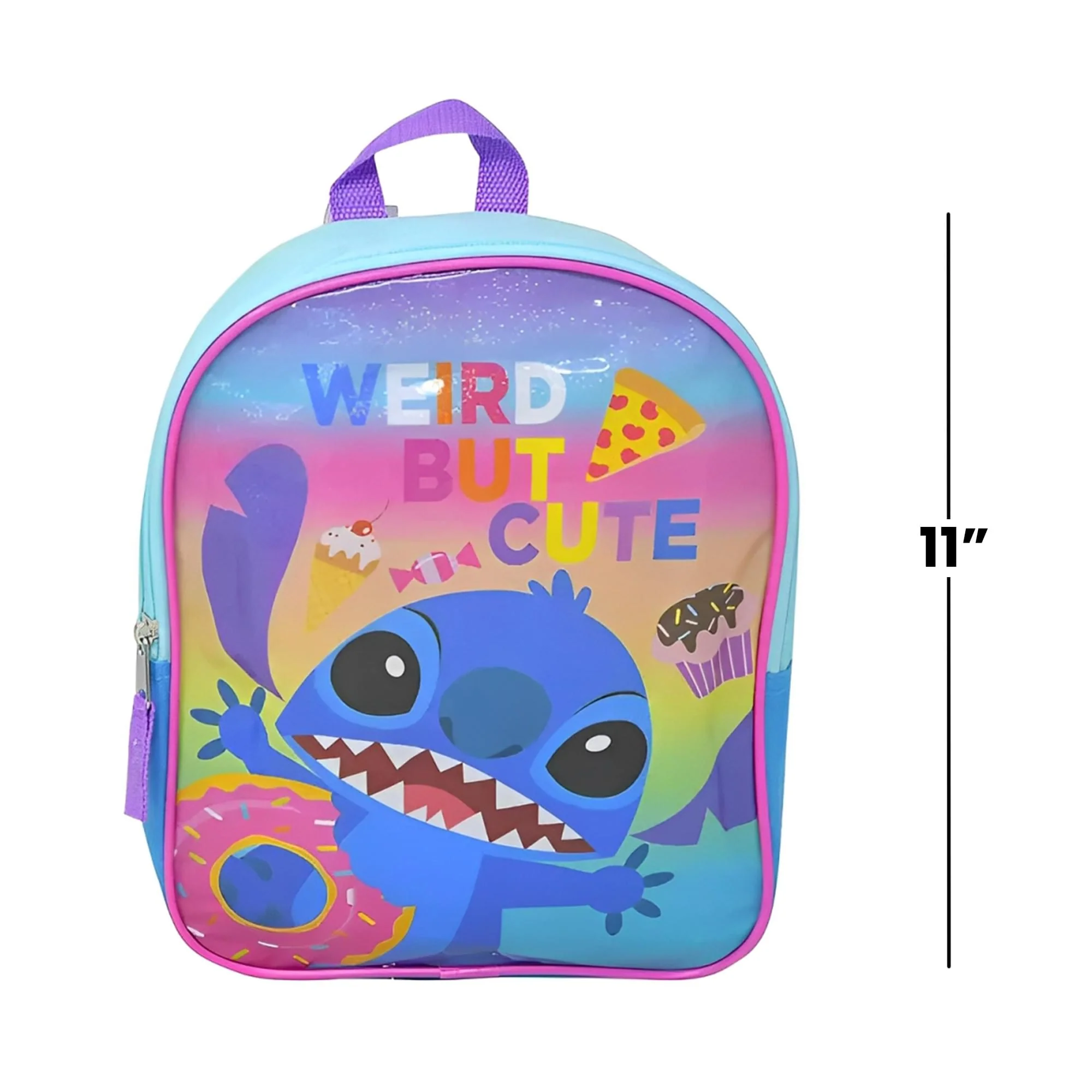 Disney Lilo and Stitch Weird But Cute 11 Inch Mini Backpack - Image 4