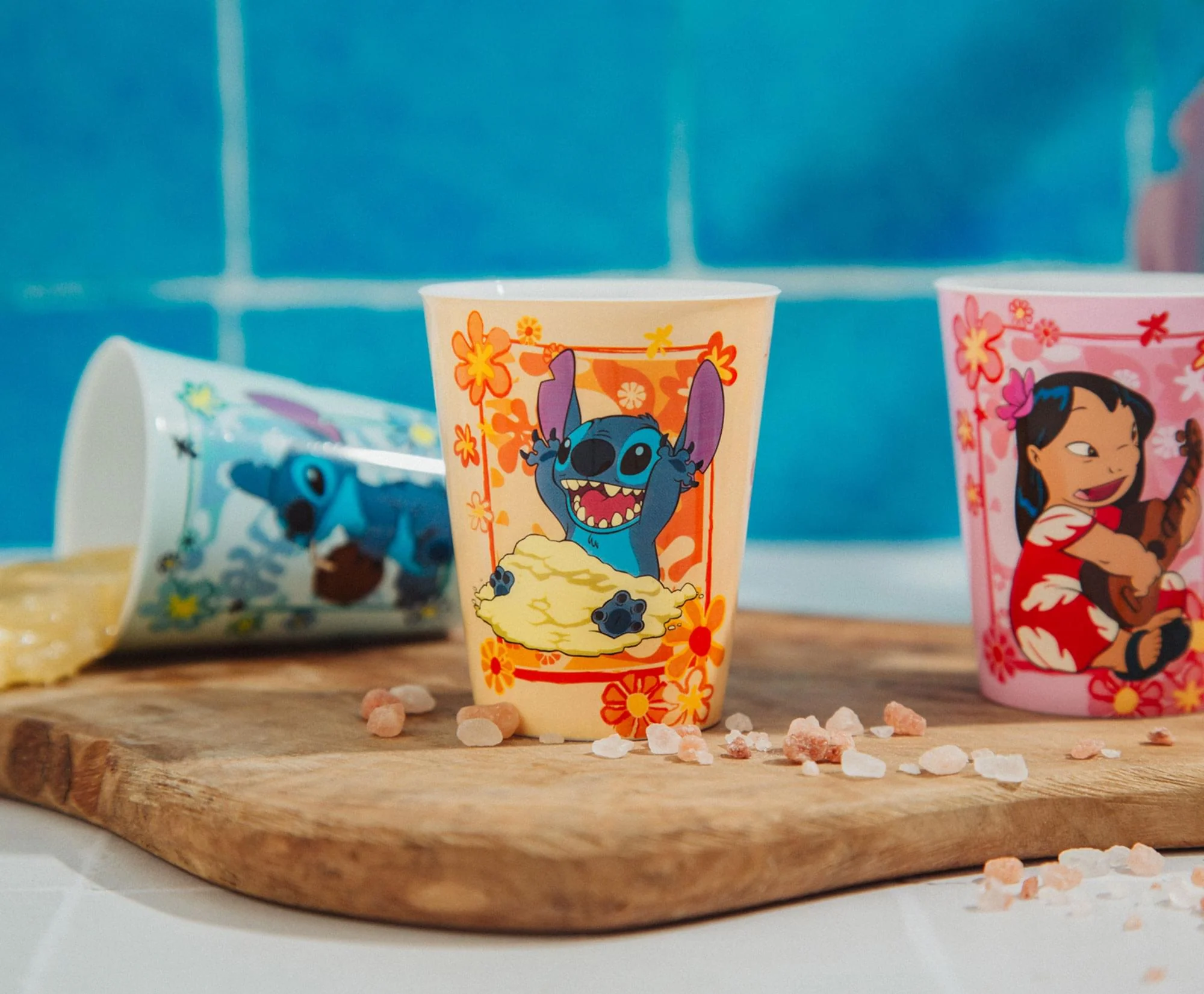 Disney Lilo & Stitch Tropical 2-Ounce Plastic Mini Cups | Set of 4 - Image 5
