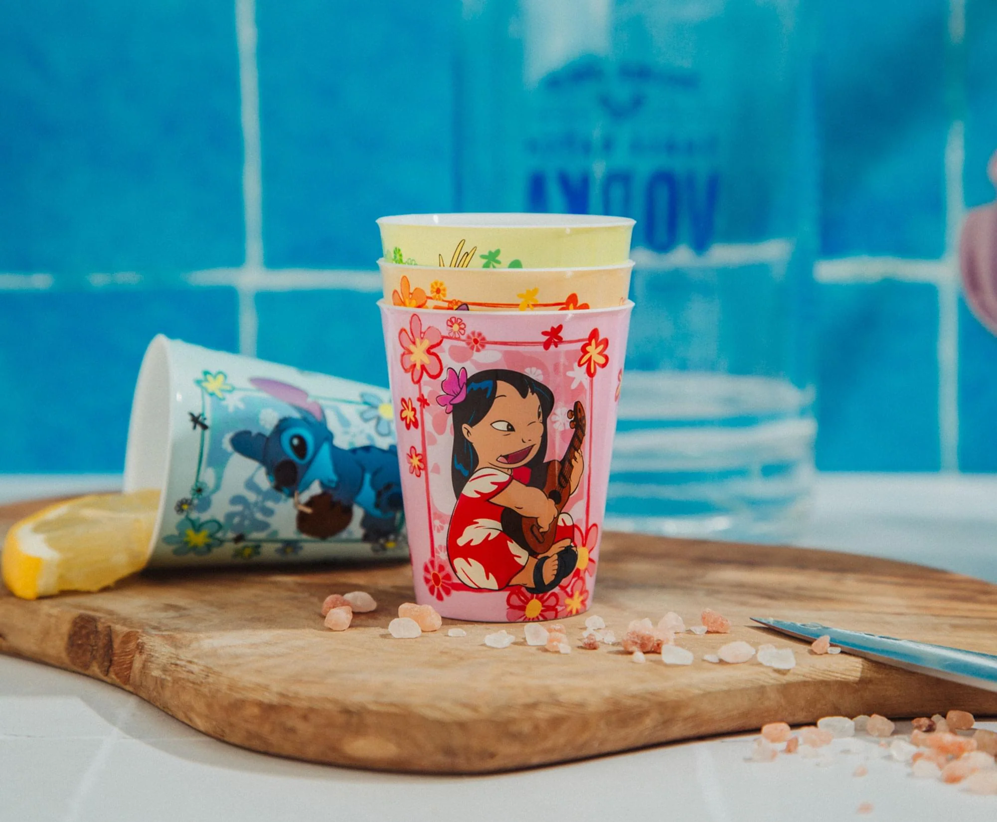 Disney Lilo & Stitch Tropical 2-Ounce Plastic Mini Cups | Set of 4 - Image 7