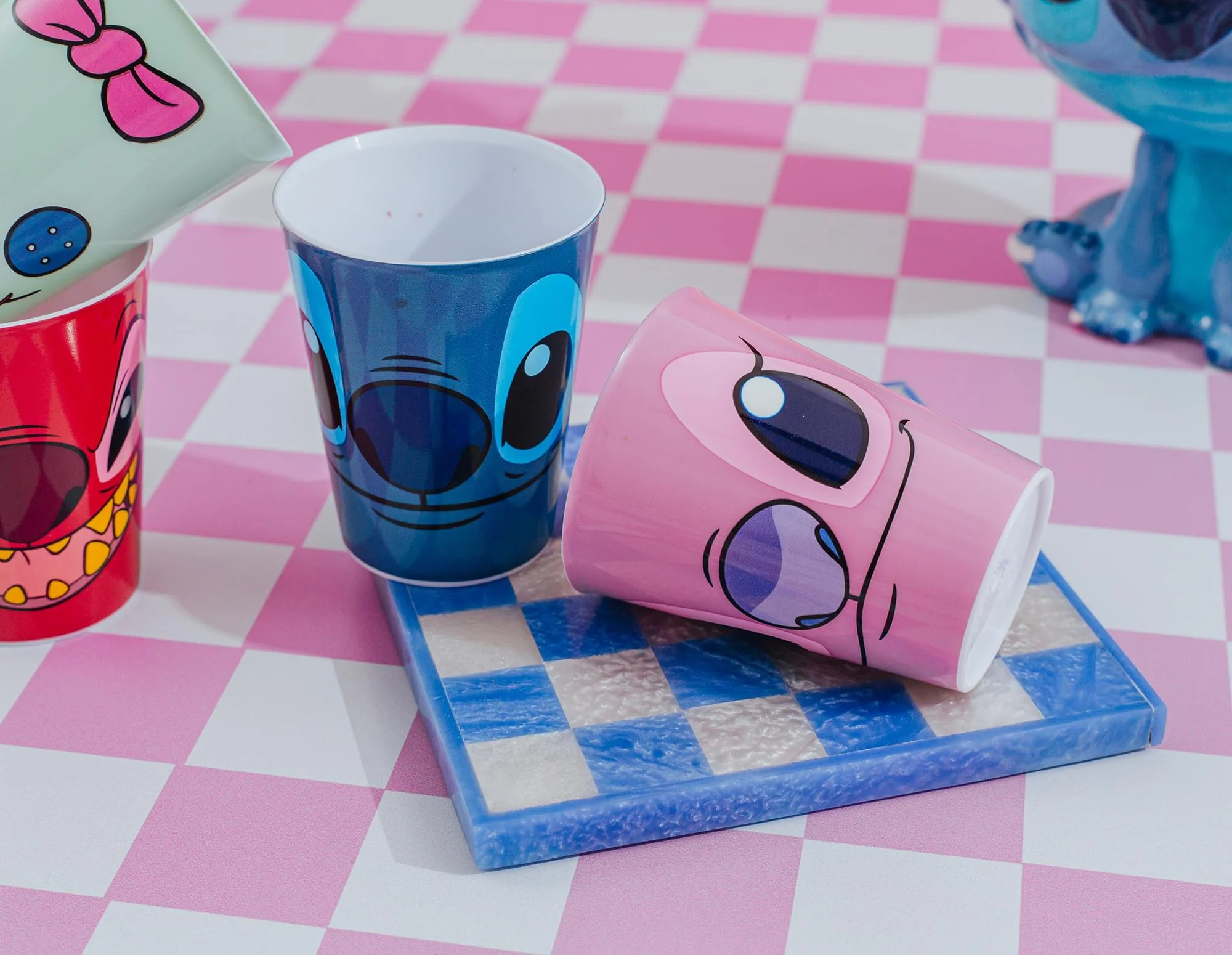 Disney Lilo & Stitch 4-Piece Plastic Mini Cup Set | Each Holds 2 Ounces - Image 5