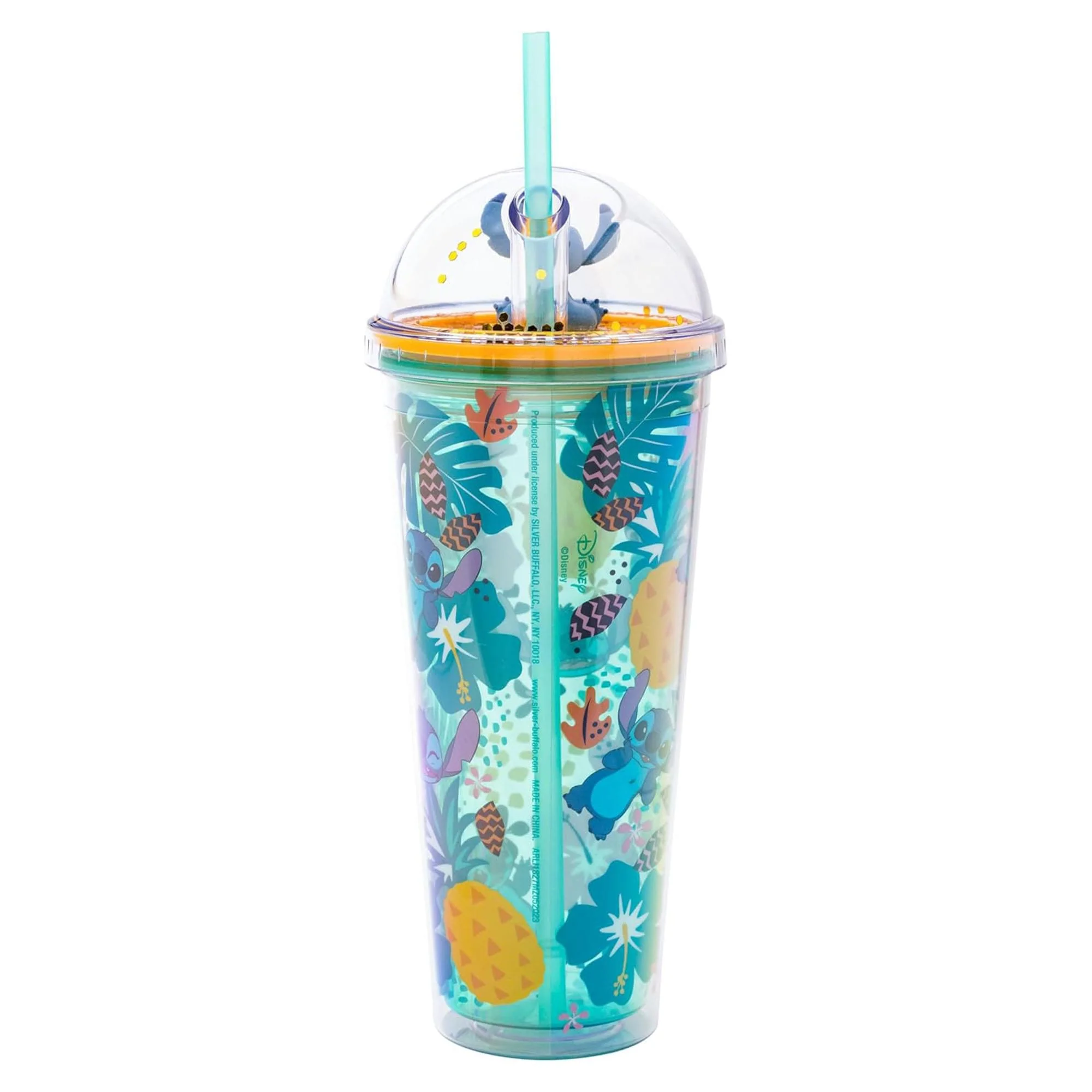 Disney Lilo & Stitch Aloha 24oz Dome Top Travel Tumbler With Straw - Image 3