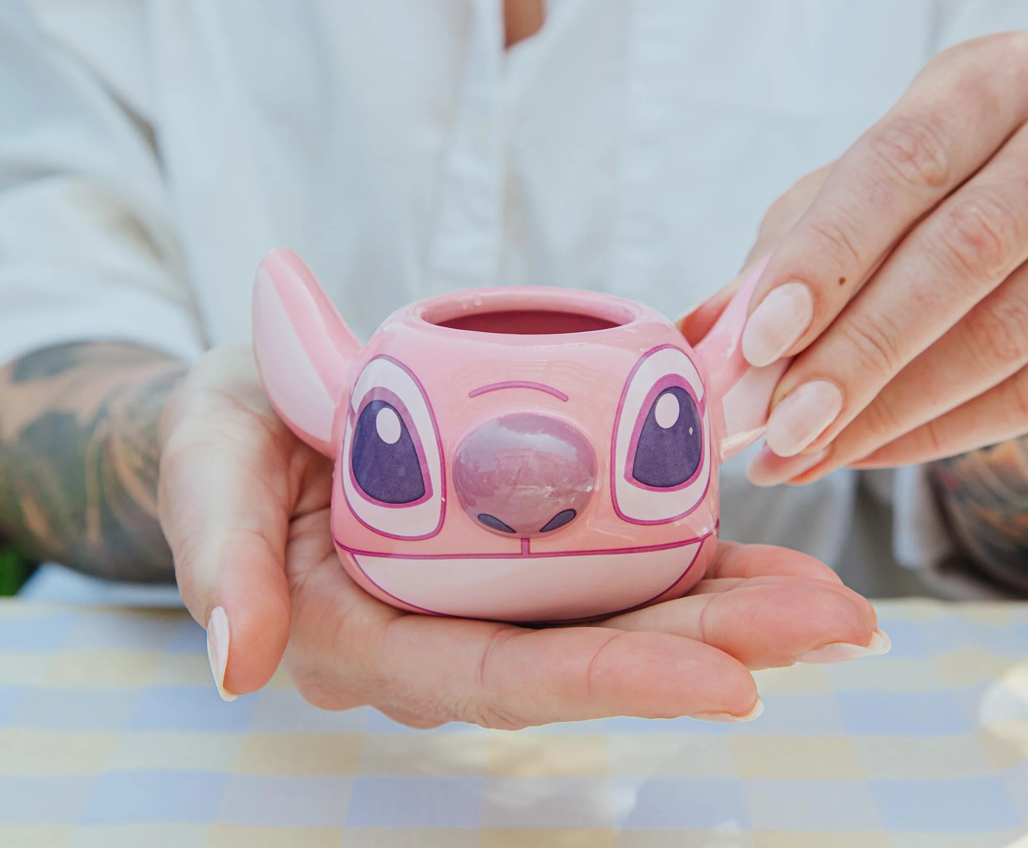 Disney Lilo & Stitch Angel Sculpted Ceramic Mini Mug | Holds 3 Ounces - Image 8