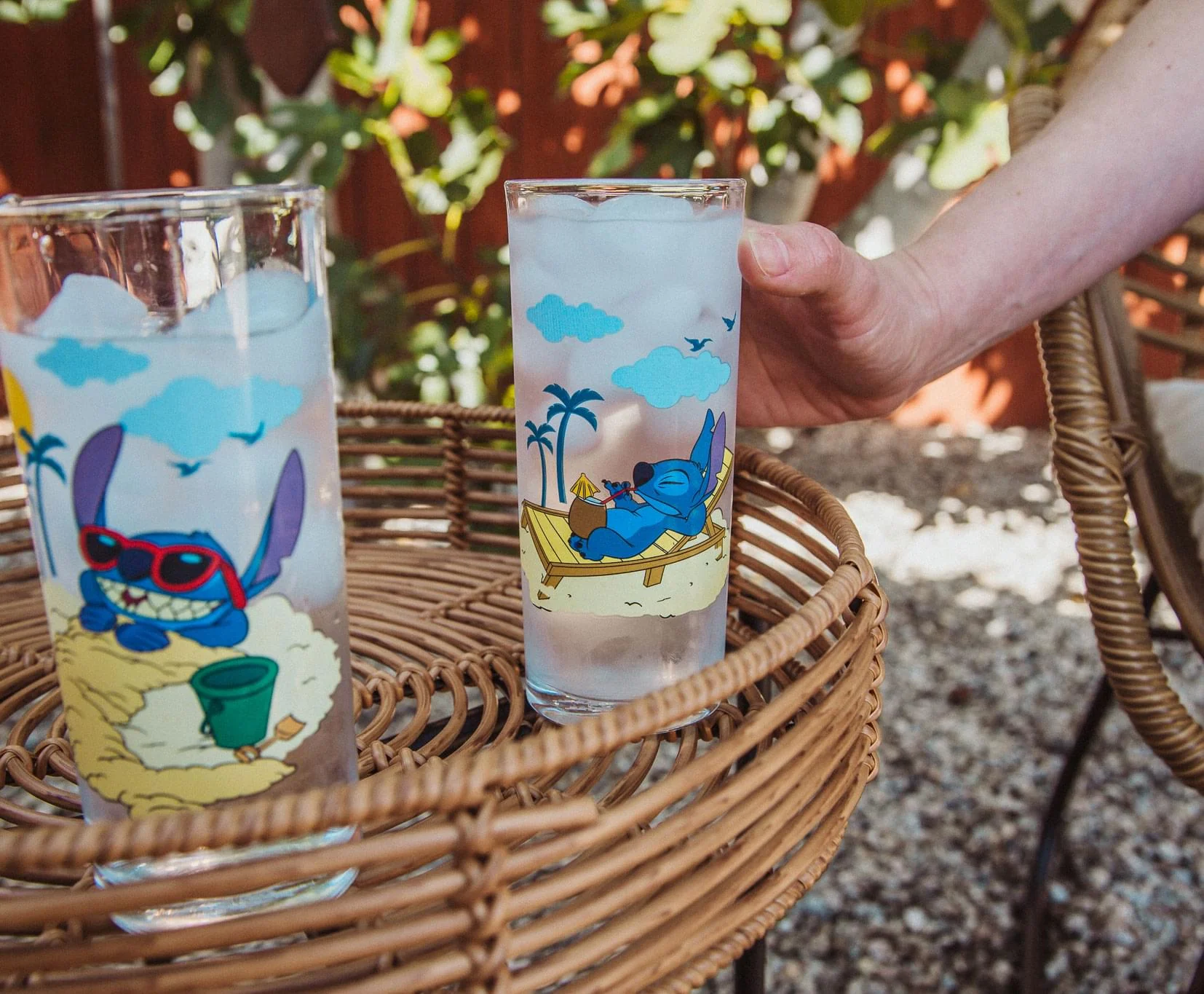 Disney Lilo & Stitch Beach Day 10-Ounce Tumbler Glasses | Set of 4 - Image 4