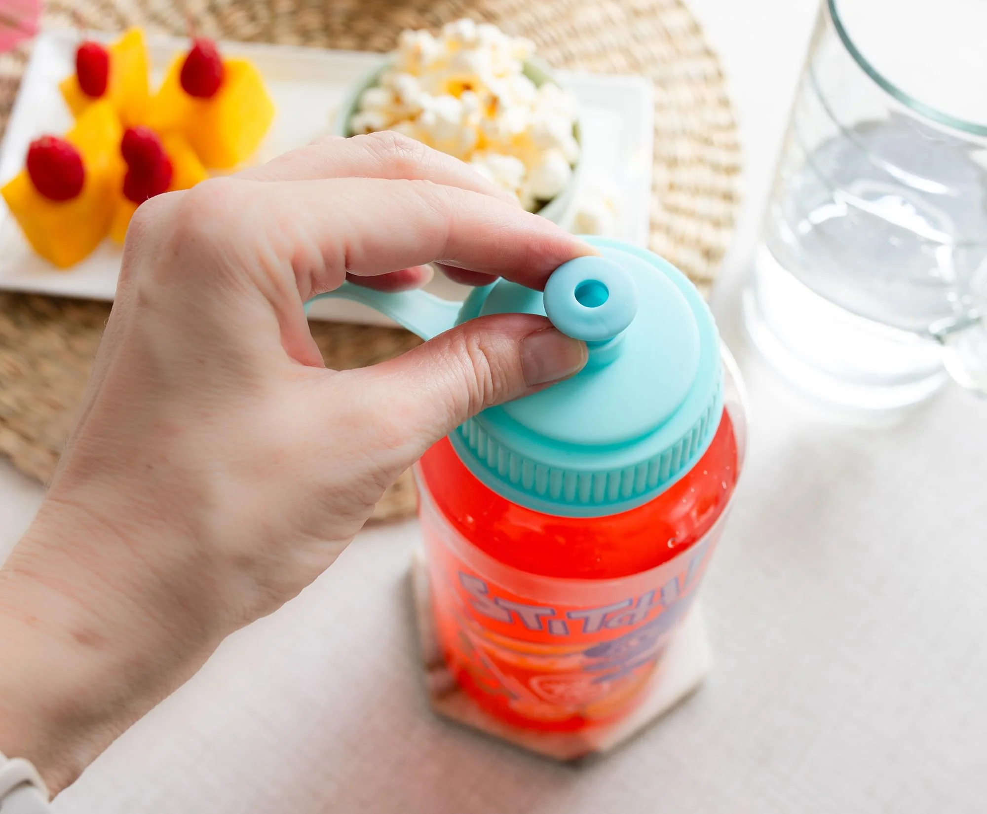 Disney Lilo & Stitch Bubble Tea Water Bottle With Sports Cap | Holds 34 Ounces - Image 5