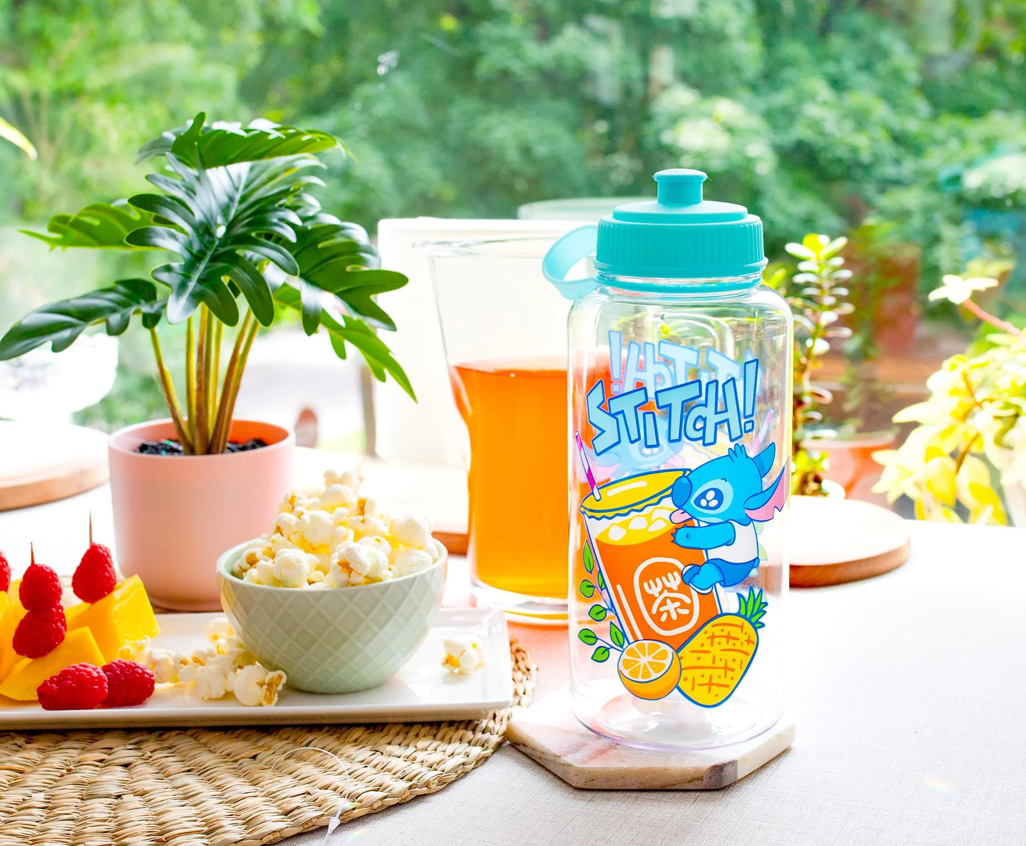 Disney Lilo & Stitch Bubble Tea Water Bottle With Sports Cap | Holds 34 Ounces - Image 9