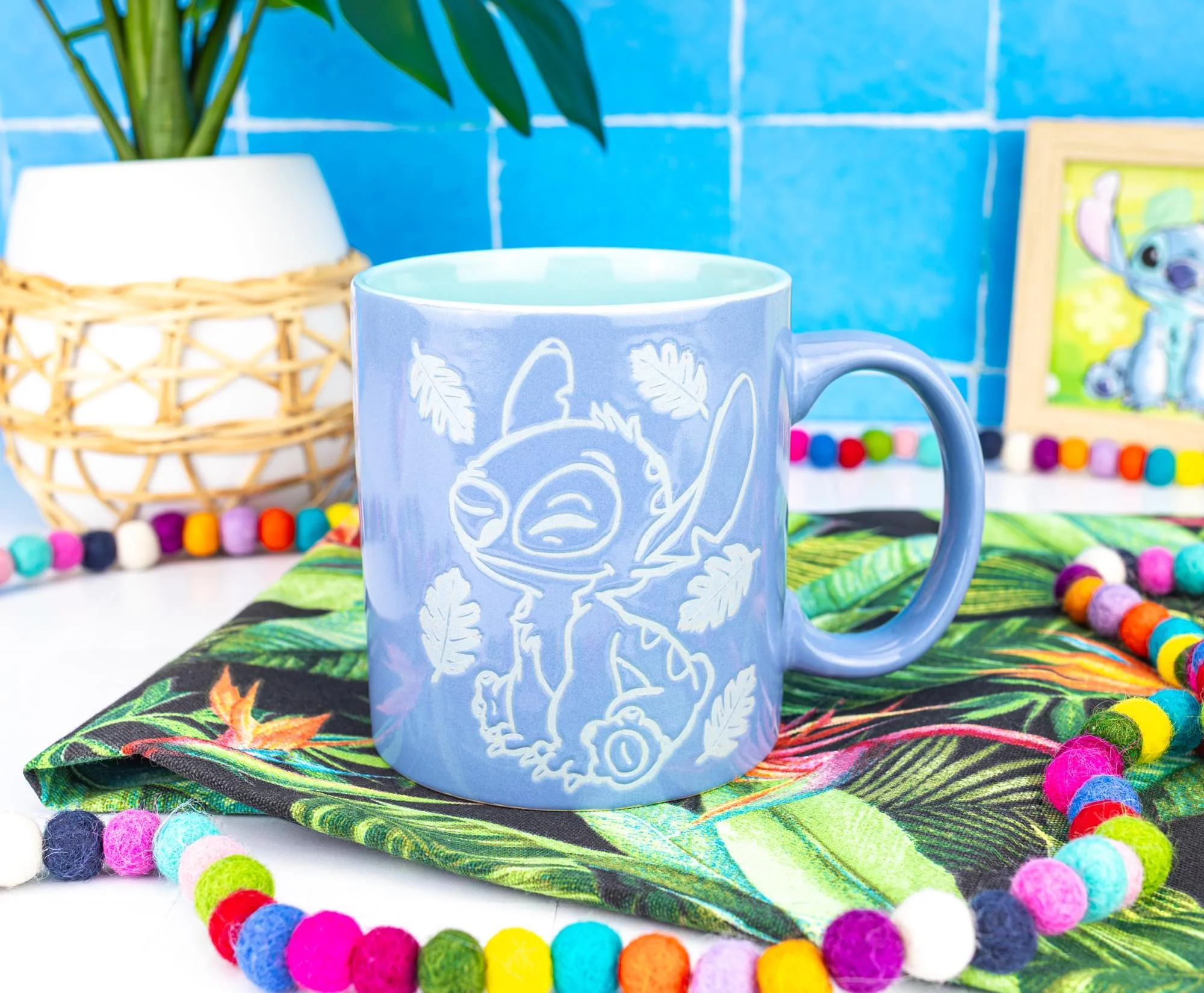 Disney Lilo & Stitch "Cute But Cheeky" Wax-Resist Ceramic Mug | Holds 20 Ounces - Image 3