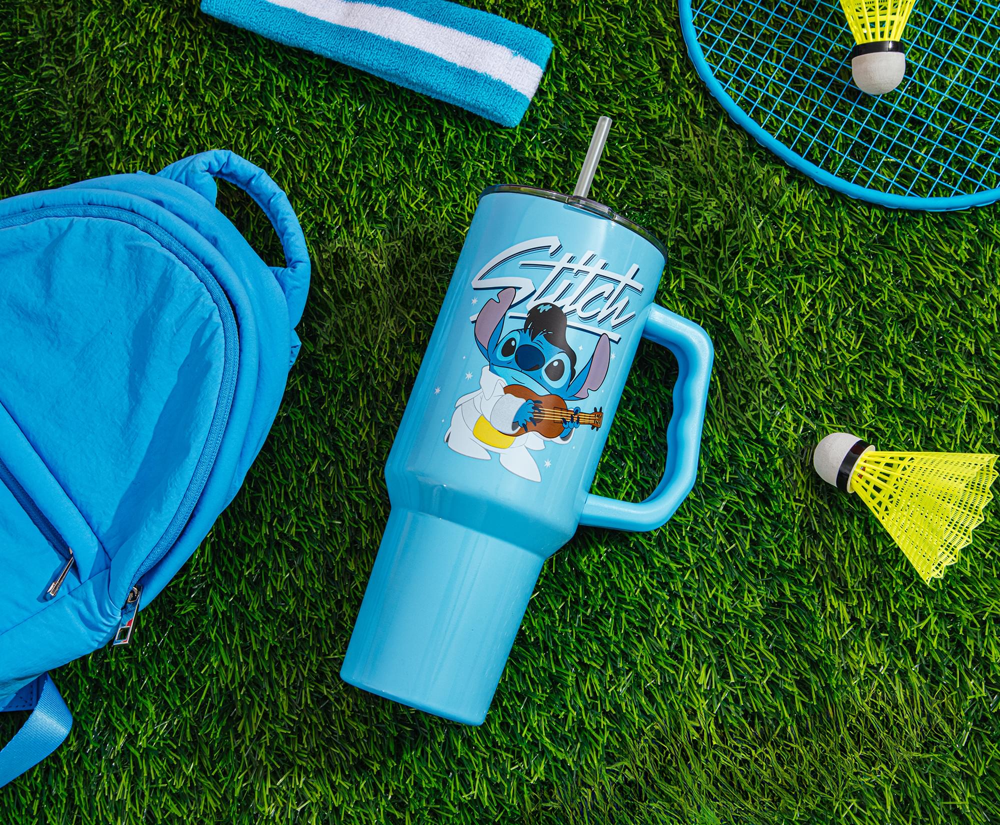 Disney Lilo & Stitch Elvis Stainless Steel Tumbler With Handle | Holds 40 Ounces - Image 8