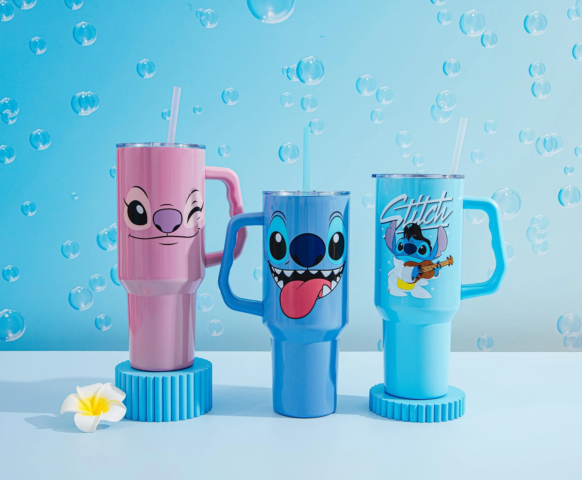 Disney Lilo & Stitch Elvis Stainless Steel Tumbler With Handle | Holds 40 Ounces - Image 9