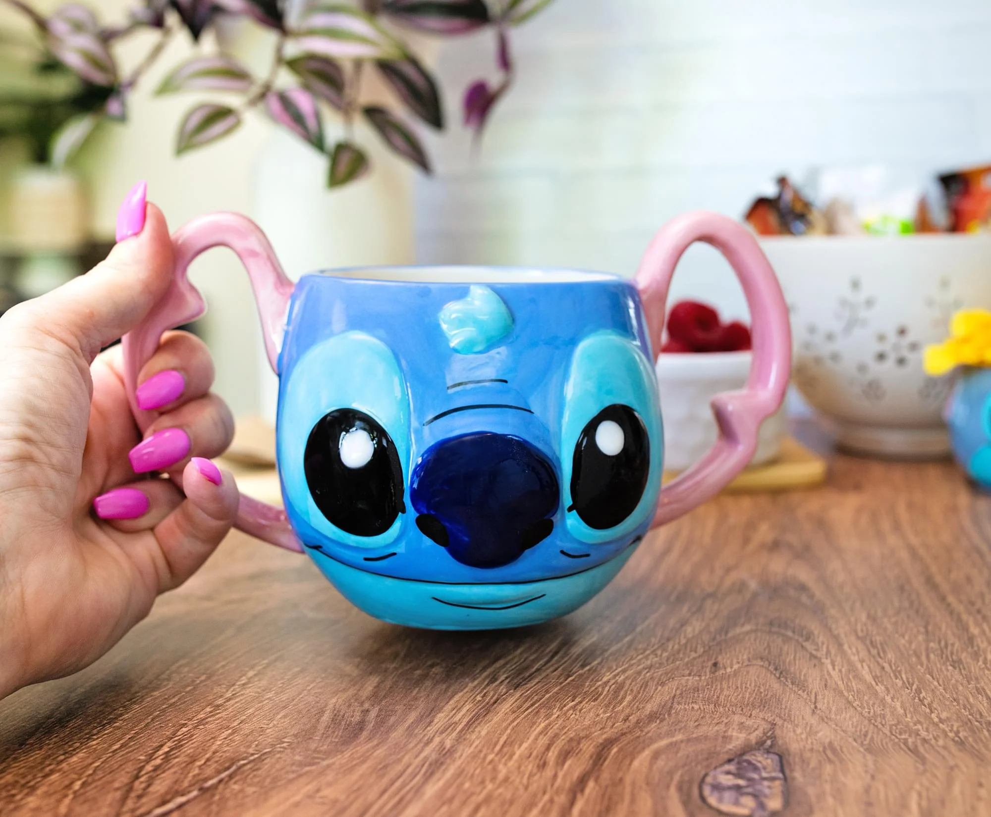 Disney Lilo & Stitch Experiment 626 Face 3D Sculpted Ceramic Mug | 16 Ounces - Image 3