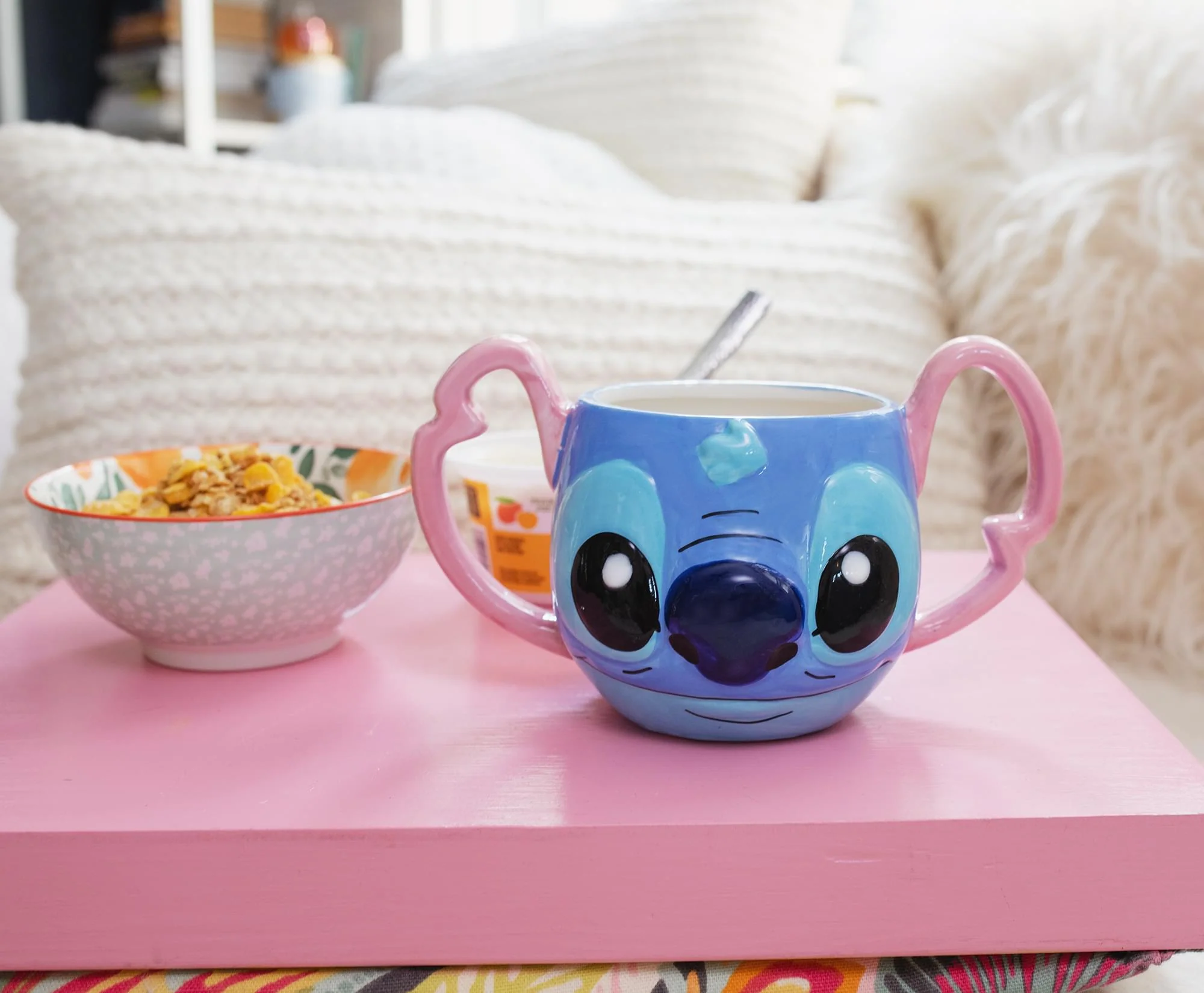Disney Lilo & Stitch Experiment 626 Face 3D Sculpted Ceramic Mug | 16 Ounces - Image 4
