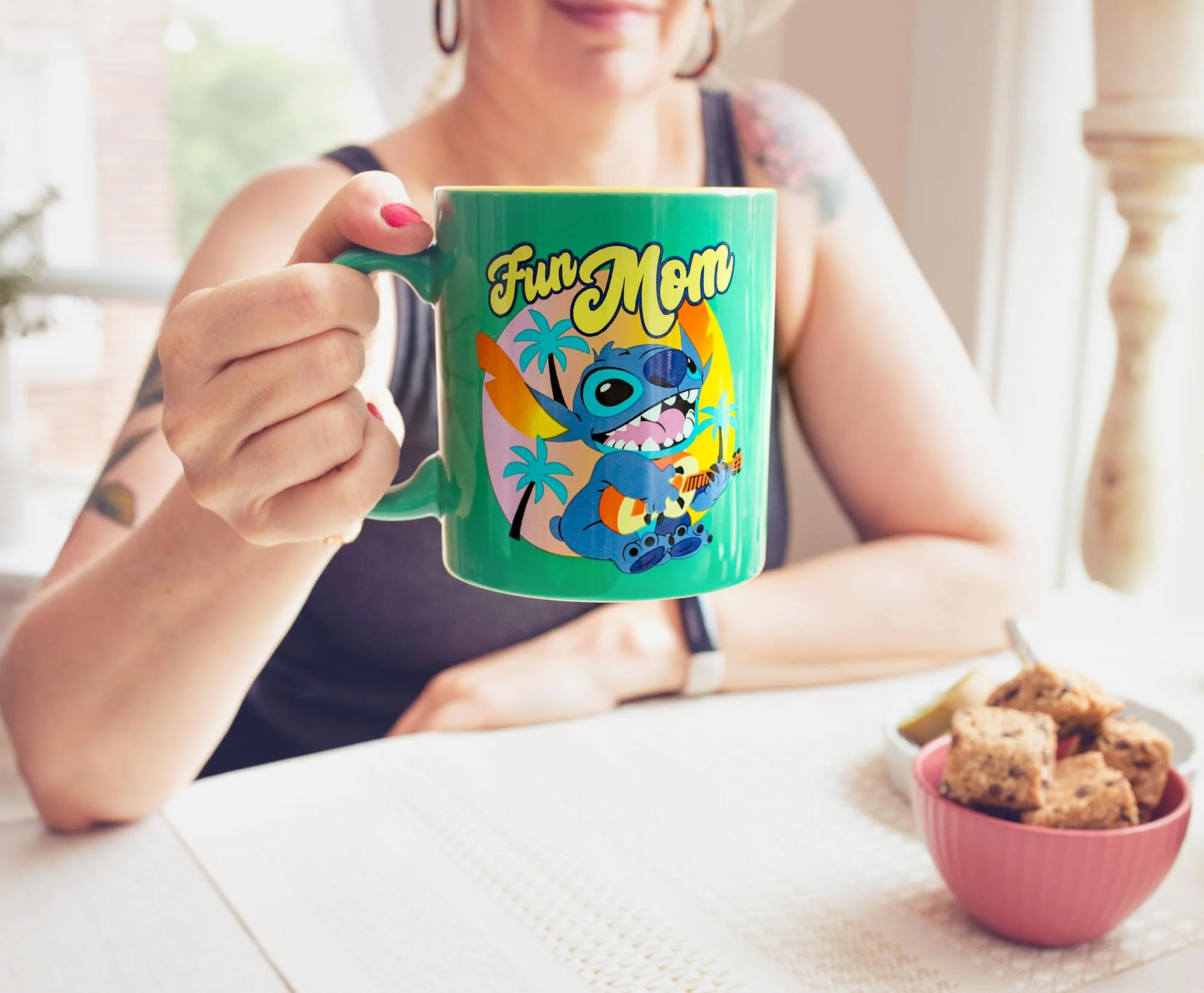 Disney Lilo & Stitch "Fun Mom" Ceramic Mug | Holds 20 Ounces - Image 5