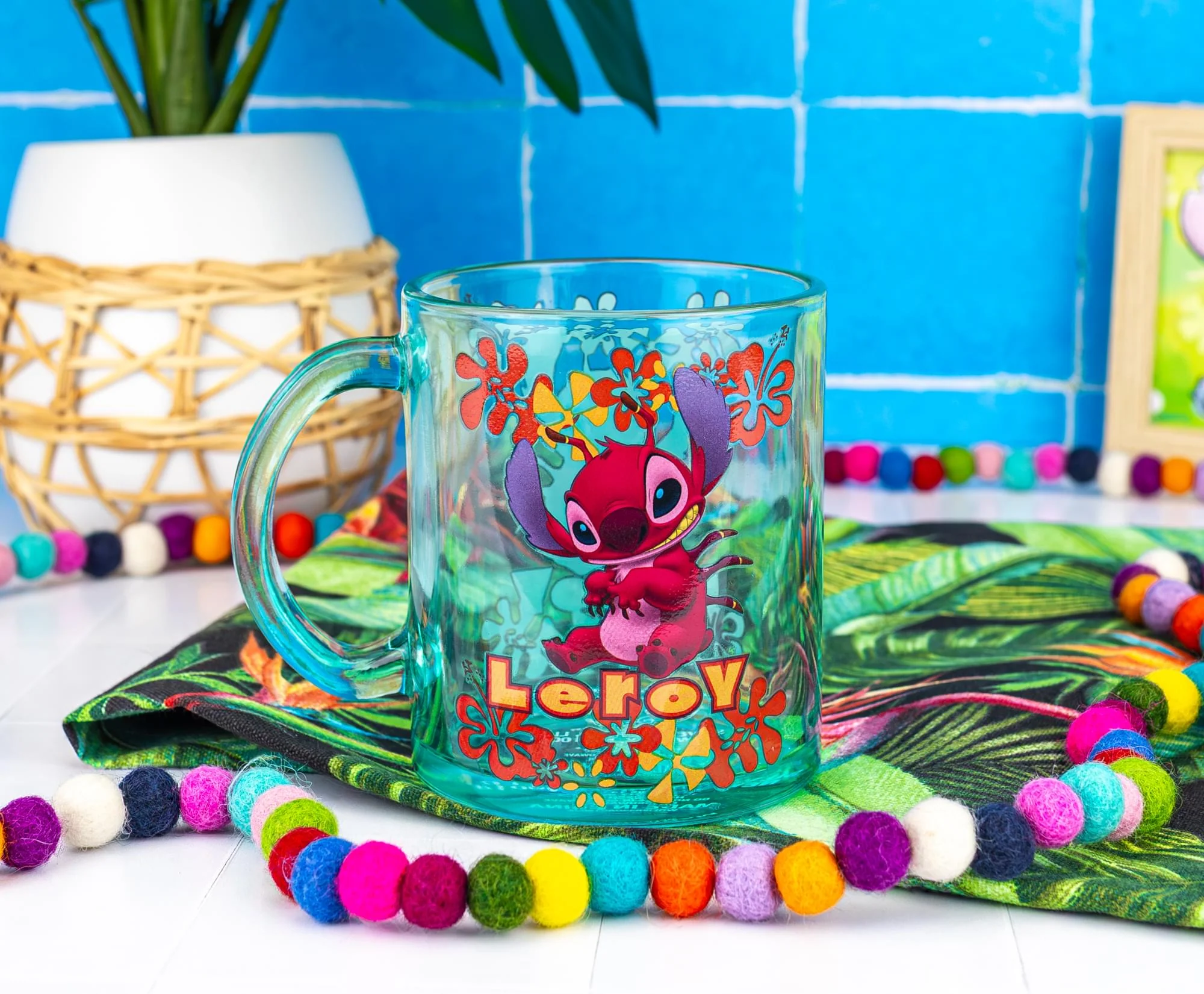 Disney Lilo & Stitch Leroy Glass Mug | Holds 18 Ounces - Image 6