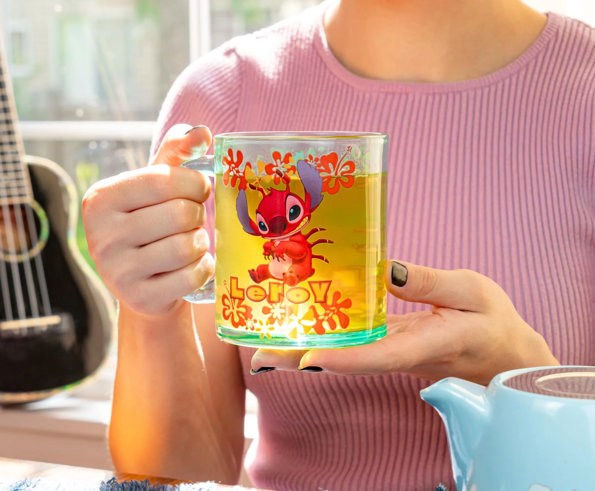 Disney Lilo & Stitch Leroy Glass Mug | Holds 18 Ounces - Image 9