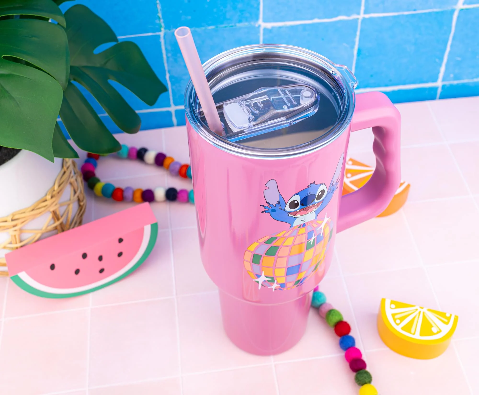Disney Lilo & Stitch "Life Is A Party" 40-Ounce Stainless Steel Tumbler - Image 7
