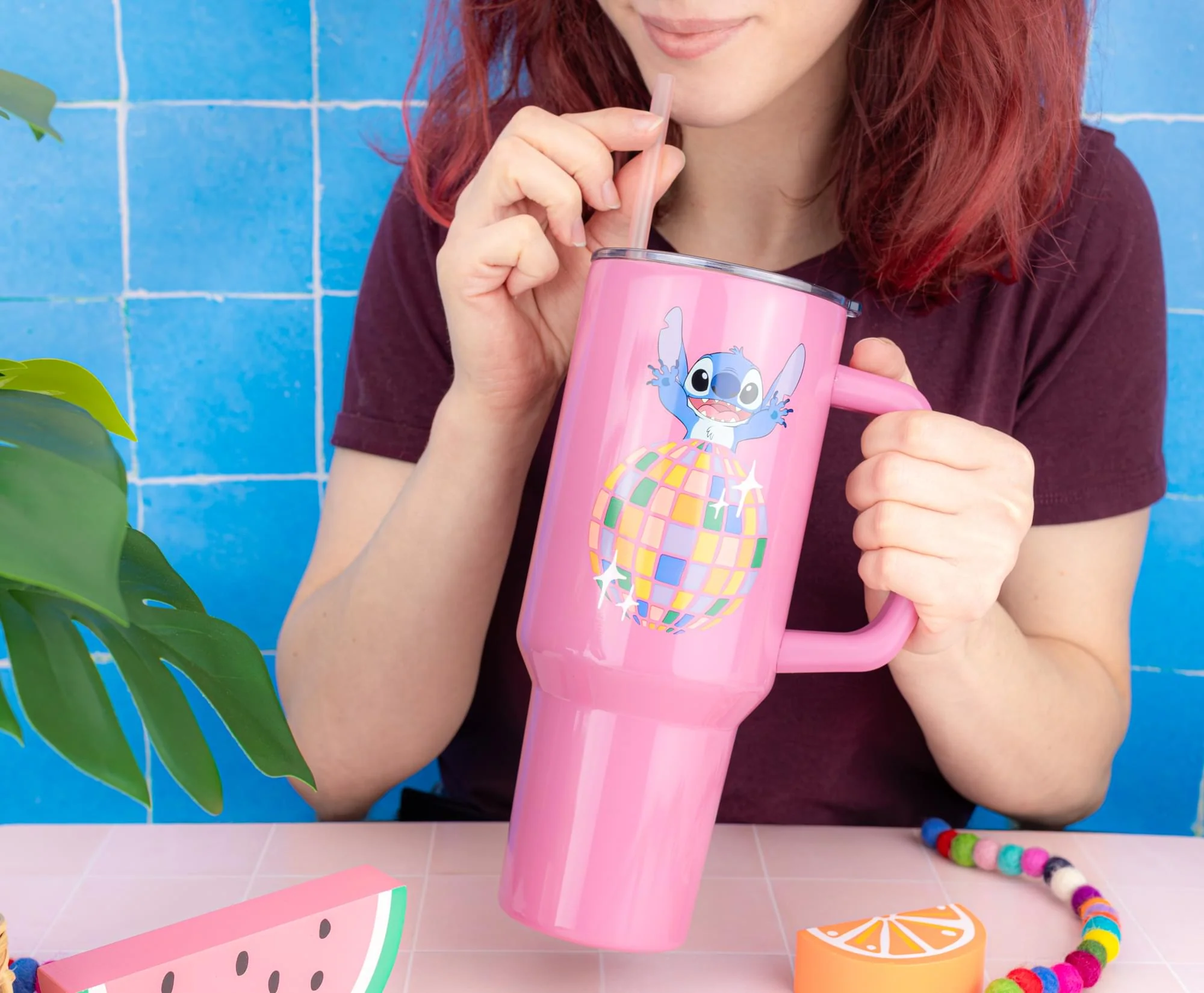 Disney Lilo & Stitch "Life Is A Party" 40-Ounce Stainless Steel Tumbler - Image 9