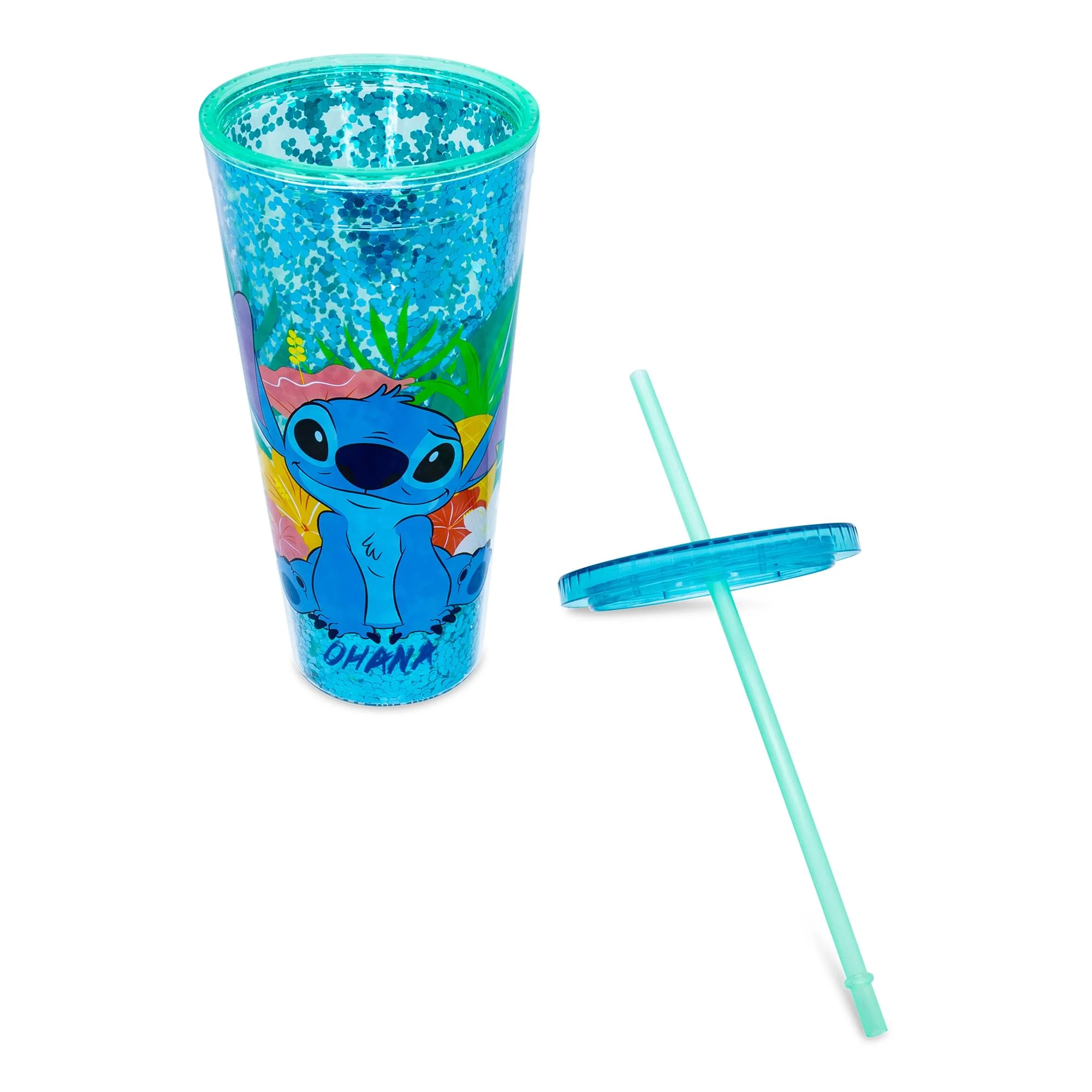 Disney Lilo & Stitch "Ohana" Carnival Cup with Lid and Straw | Holds 32 Ounces - Image 2