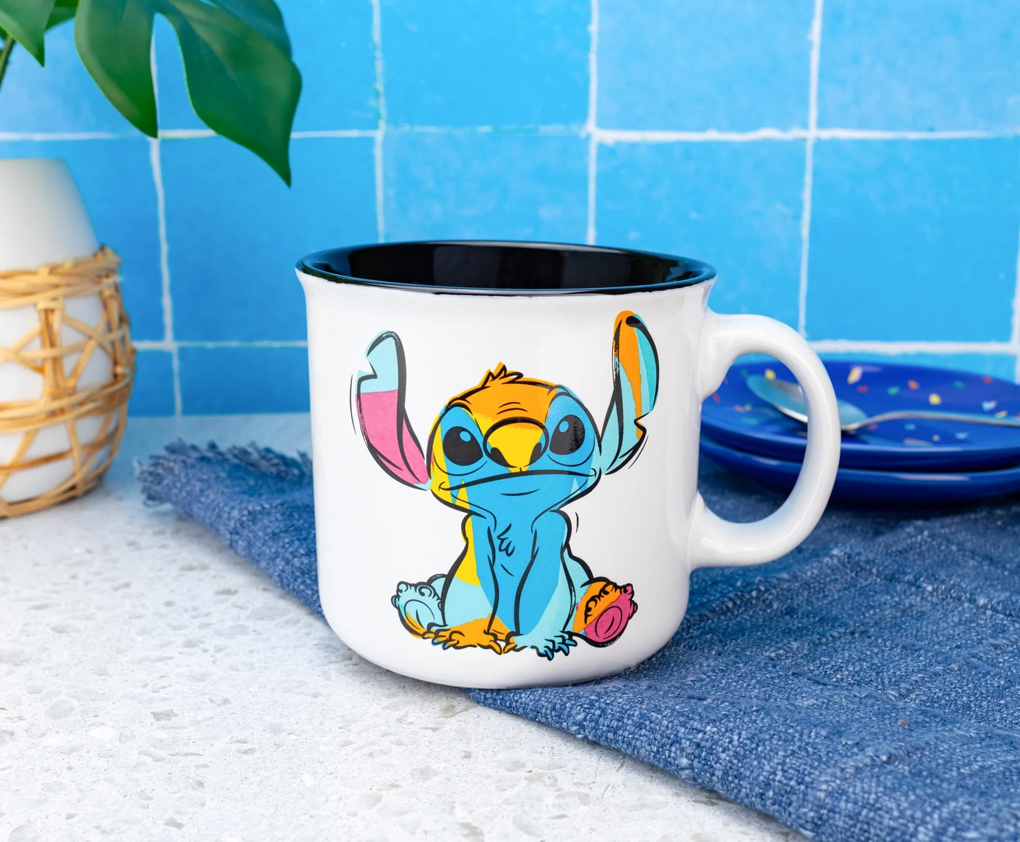 Disney Lilo & Stitch "Ohana" Ceramic Camper Mug | Holds 20 Ounces - Image 4