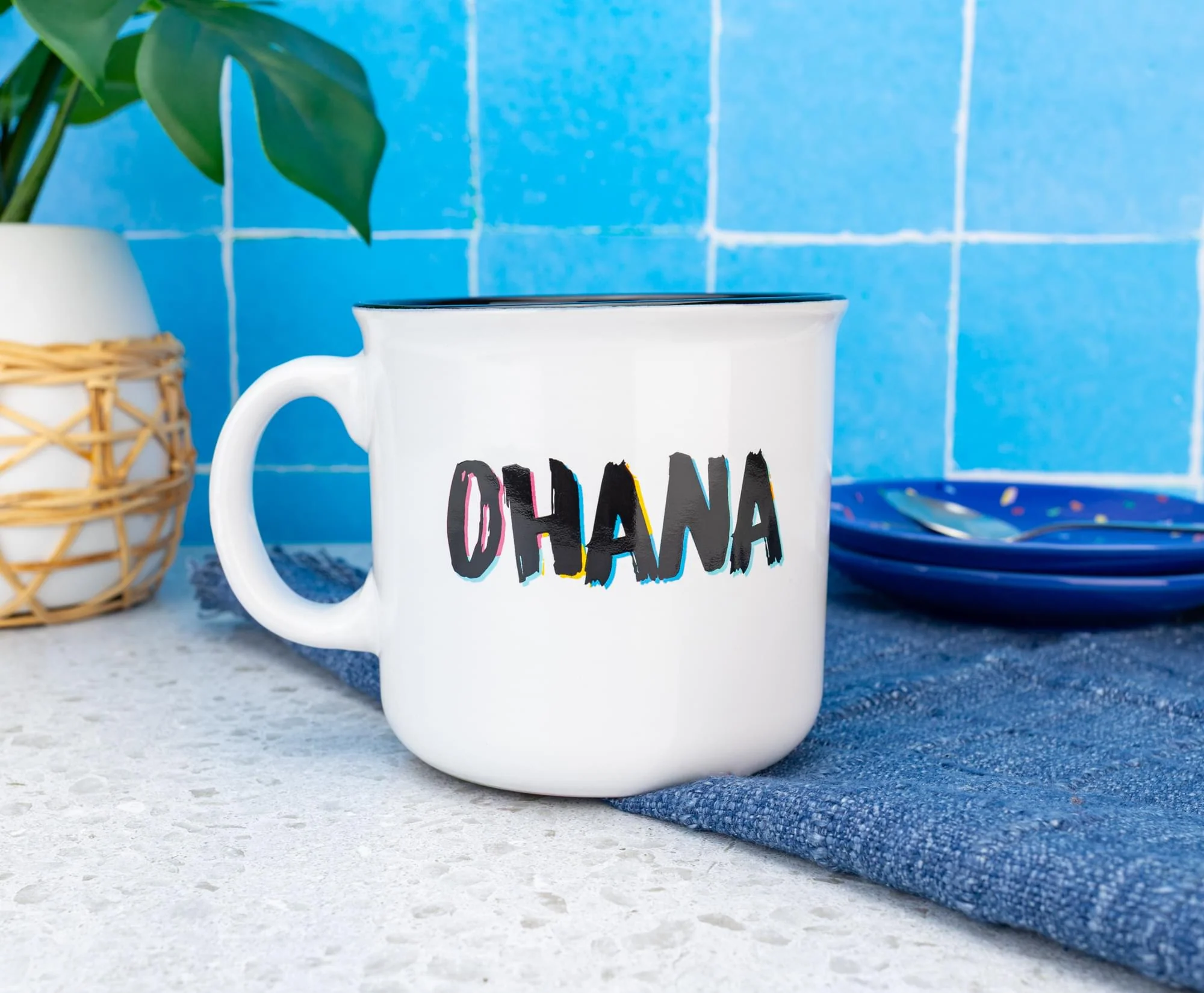 Disney Lilo & Stitch "Ohana" Ceramic Camper Mug | Holds 20 Ounces - Image 5