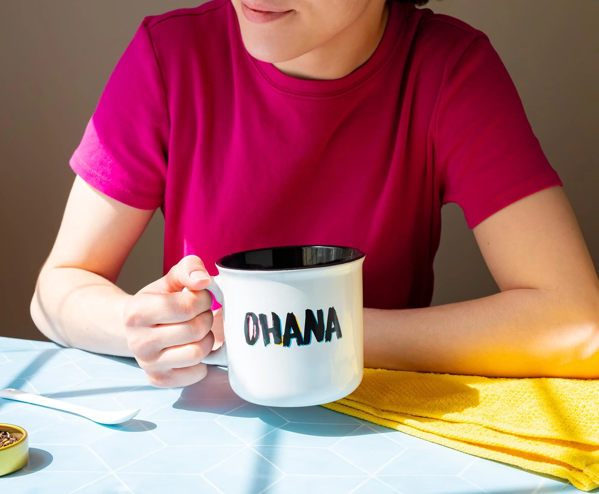 Disney Lilo & Stitch "Ohana" Ceramic Camper Mug | Holds 20 Ounces - Image 9
