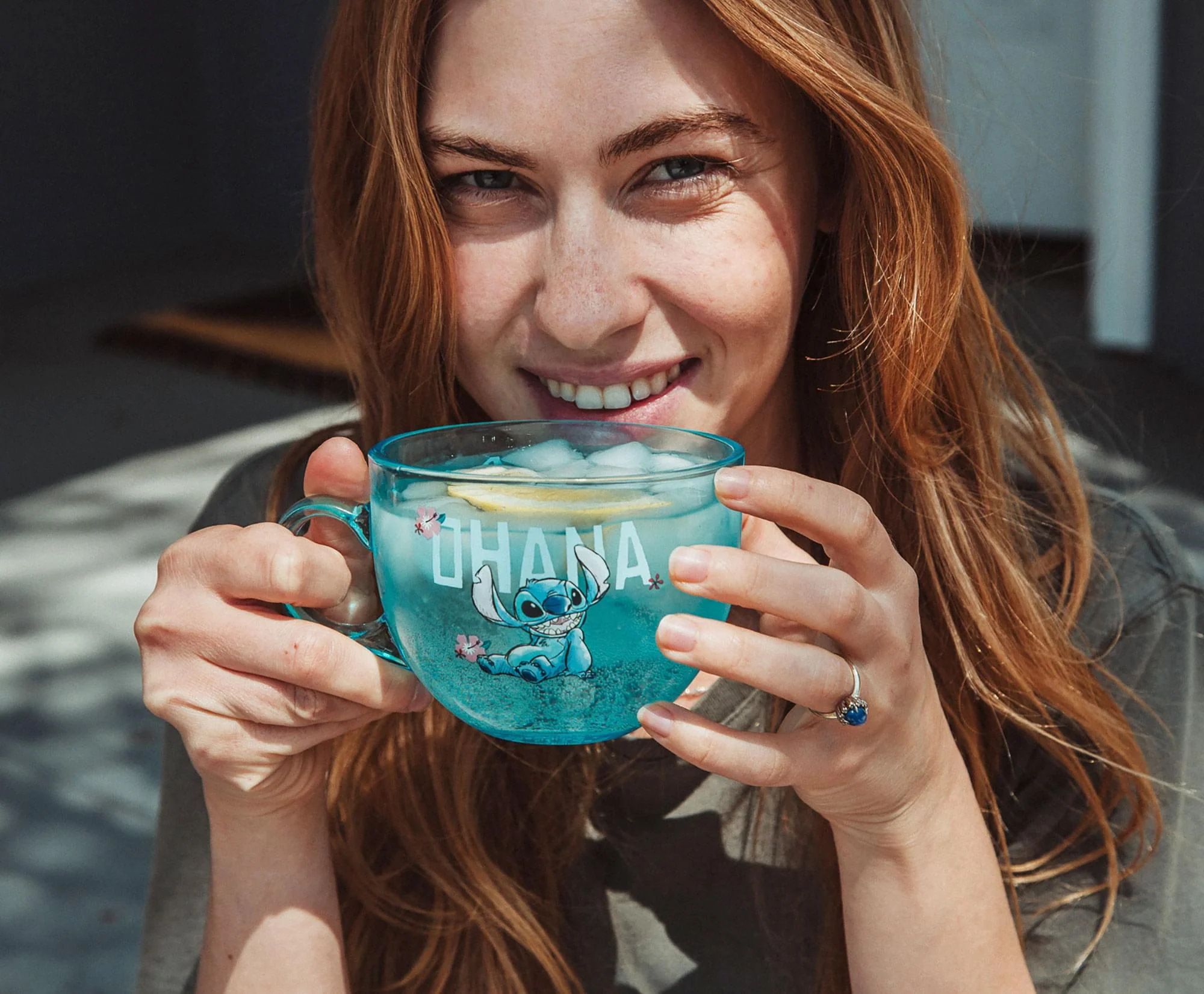 Disney Lilo & Stitch Ohana Glass Coffee Mug | Holds 16 Ounces - Image 3