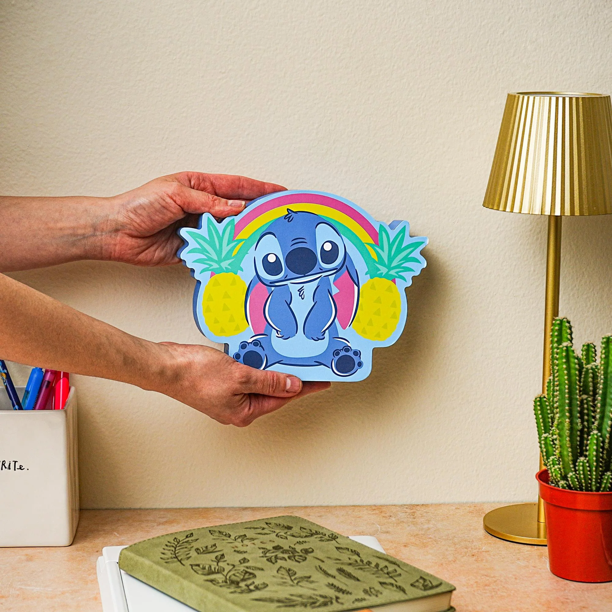 Disney Lilo & Stitch Pineapples Die-Cut Wooden Wall Art | 6 x 8 Inches - Image 4