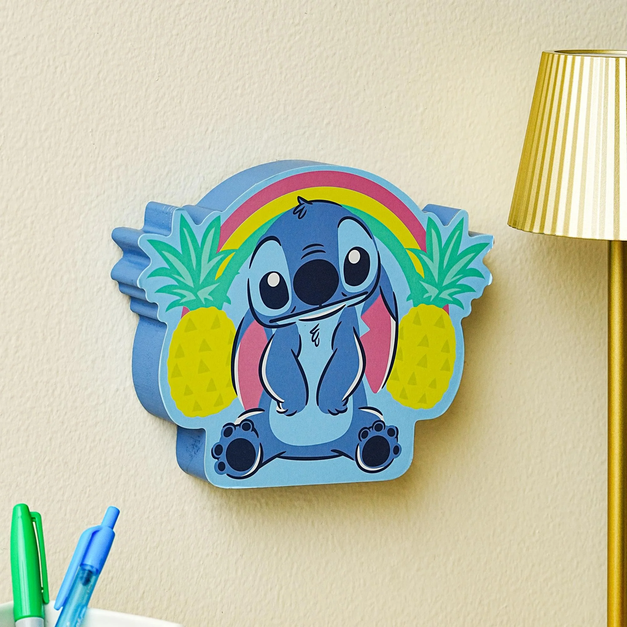 Disney Lilo & Stitch Pineapples Die-Cut Wooden Wall Art | 6 x 8 Inches - Image 5