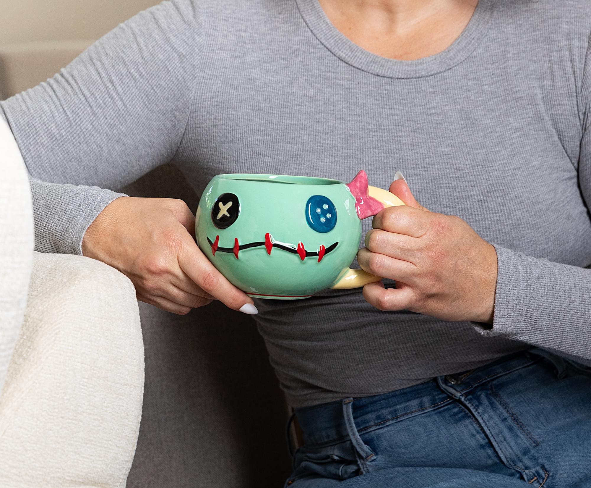 Disney Lilo & Stitch Scrump 3D Sculpted Ceramic Mug | Holds 21 Ounces - Image 9