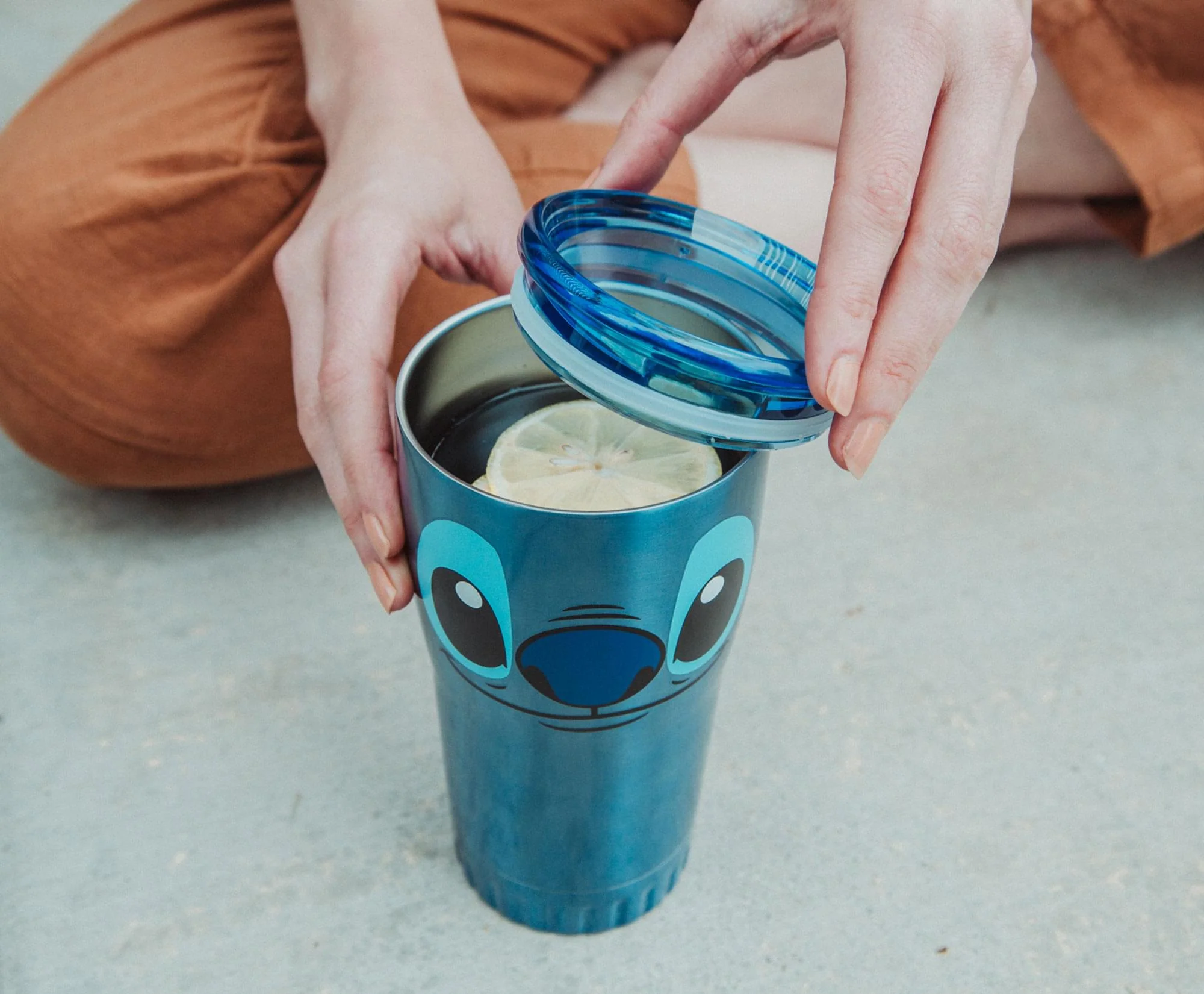 Disney's Lilo & Stitch Face Double-Walled Stainless Steel Tumbler | 20 Ounces - Image 4