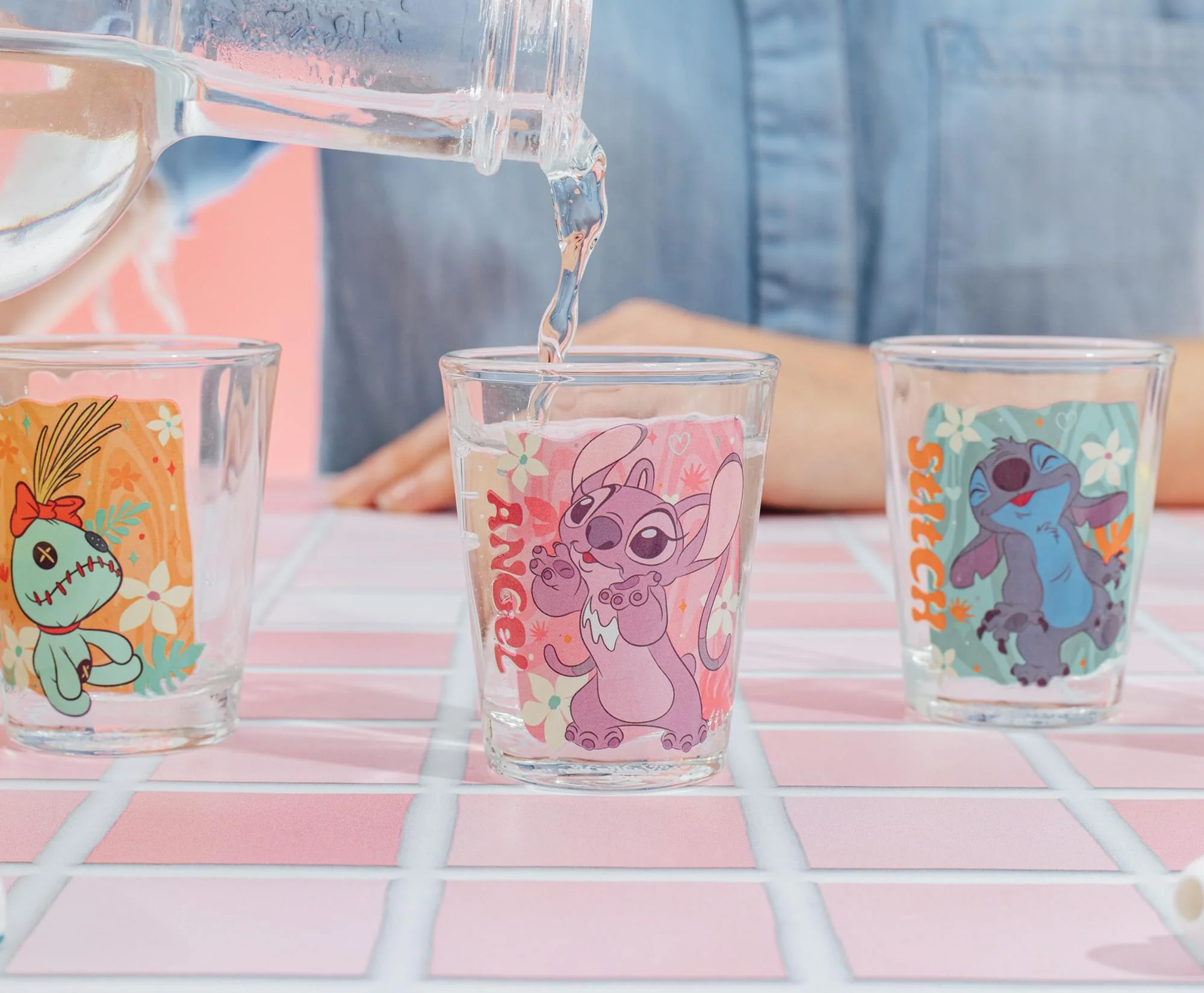 Disney Lilo & Stitch Tropical Characters 2-Ounce Mini Shot Glasses | Set of 4 - Image 5