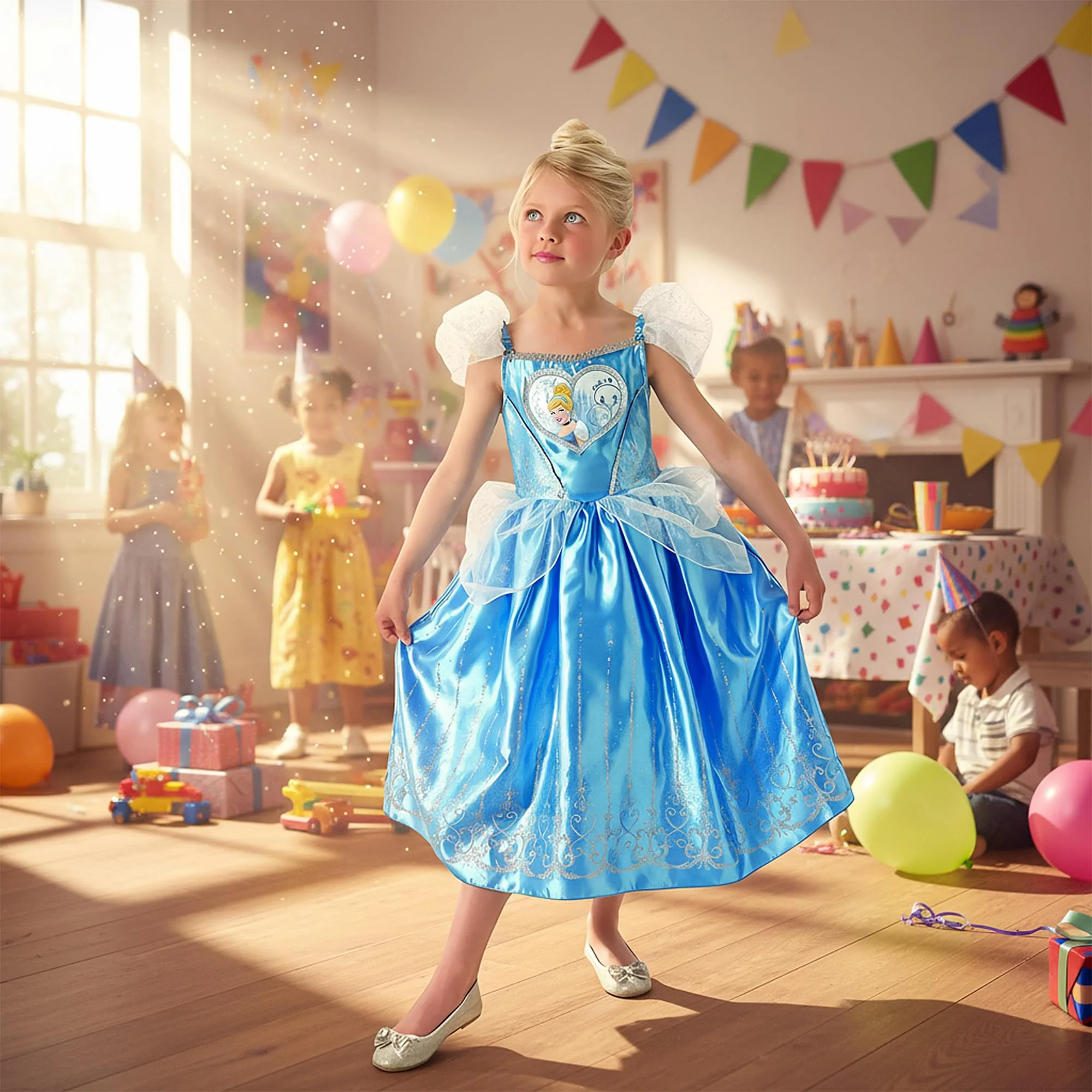 Disney Loveheart Cinderella Child Costume - Image 4