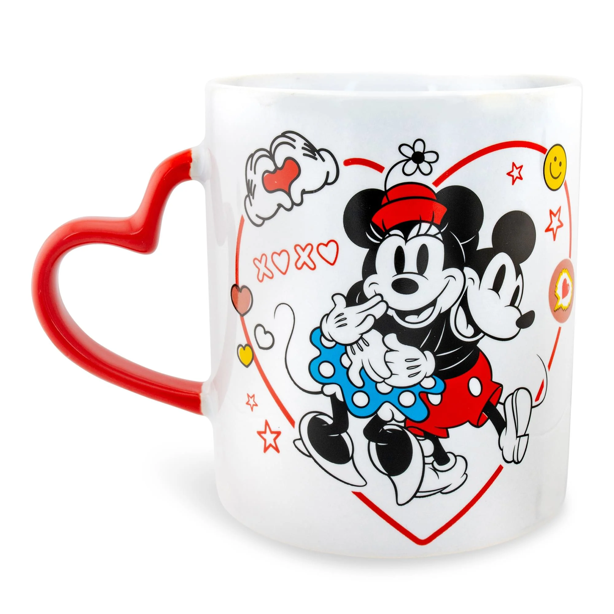 Disney Mickey and Minnie Mouse Icons 20-Ounce Ceramic Mug With Sculpted Handle - Image 2