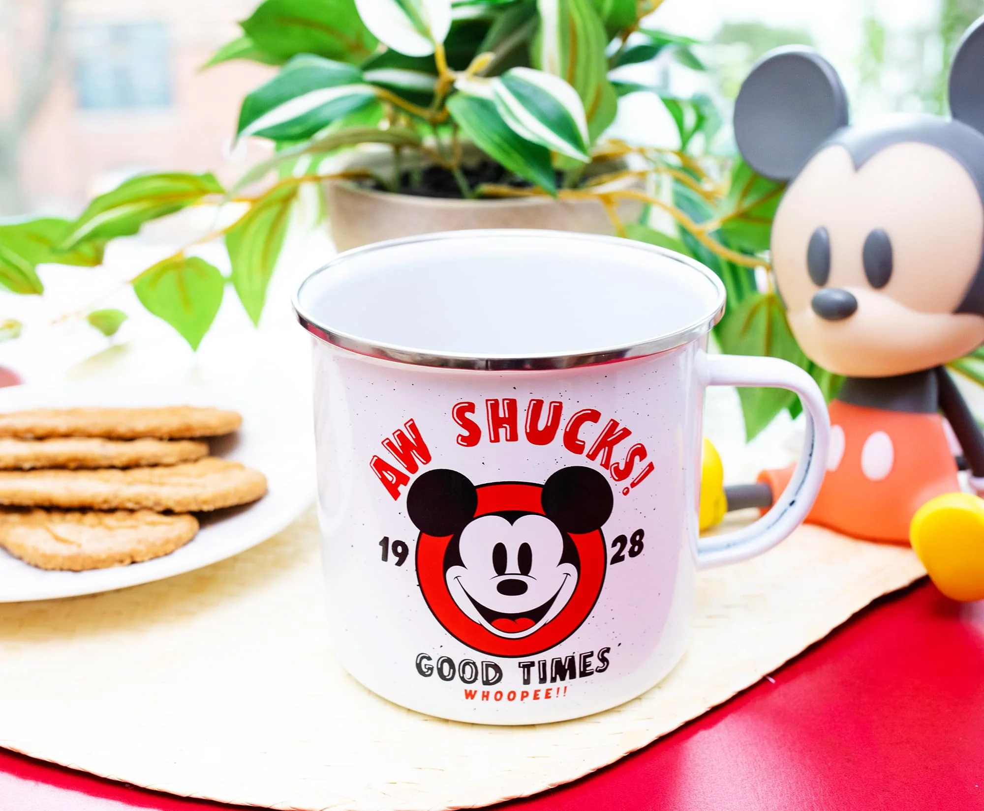Disney Mickey Mouse "Aw Shucks" Ceramic Camper Mug | Holds 20 Ounces - Image 5