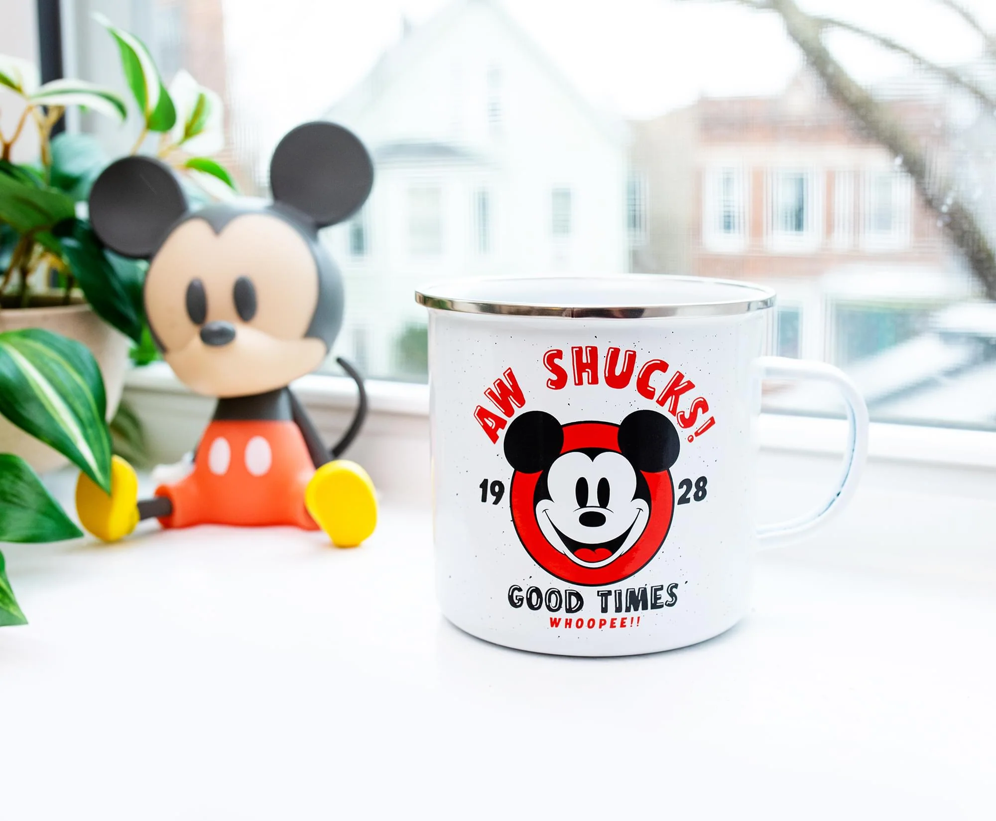 Disney Mickey Mouse "Aw Shucks" Ceramic Camper Mug | Holds 20 Ounces - Image 7