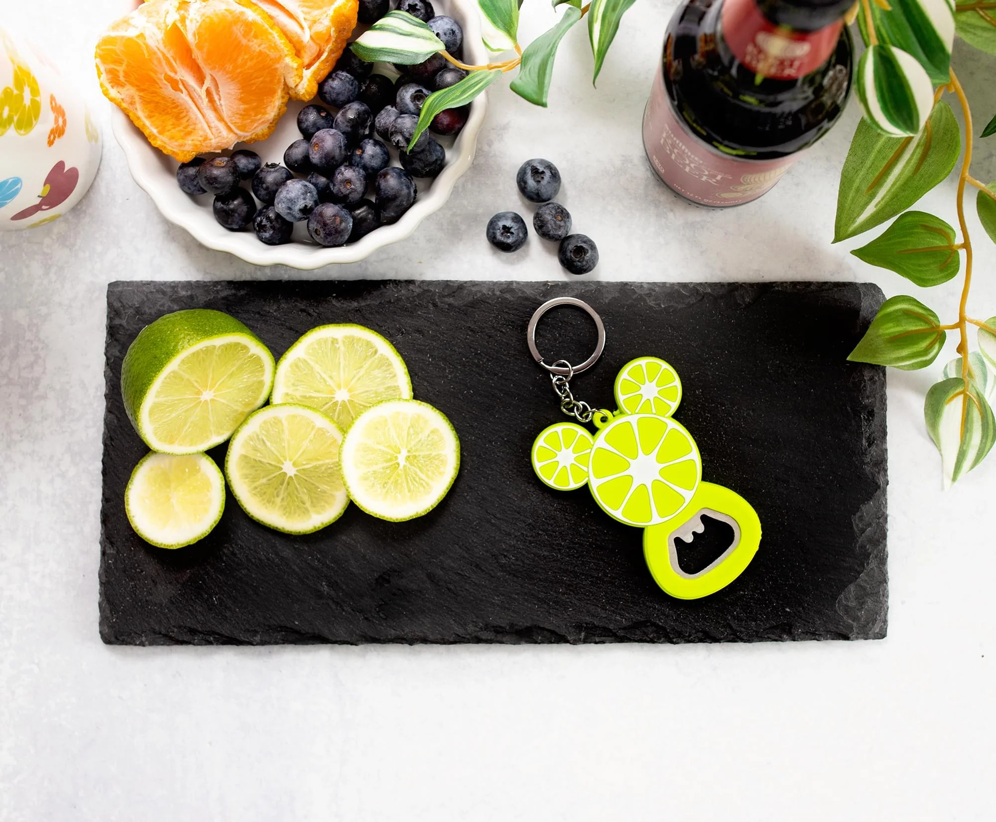 Disney Mickey Mouse Fruit Bottle Opener Keychain - Image 7