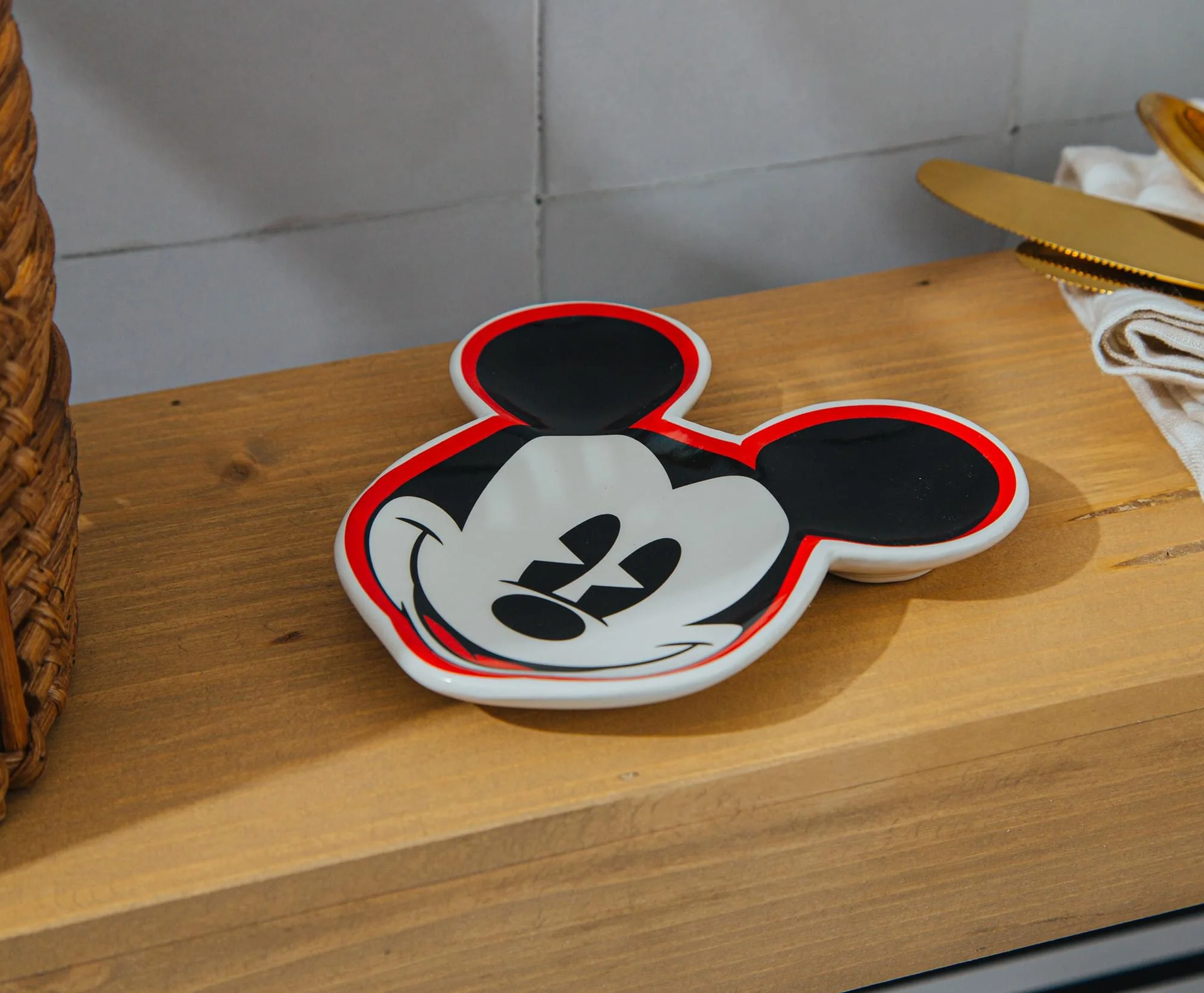 Disney Mickey Mouse Sculpted Ceramic Spoon Rest - Image 7