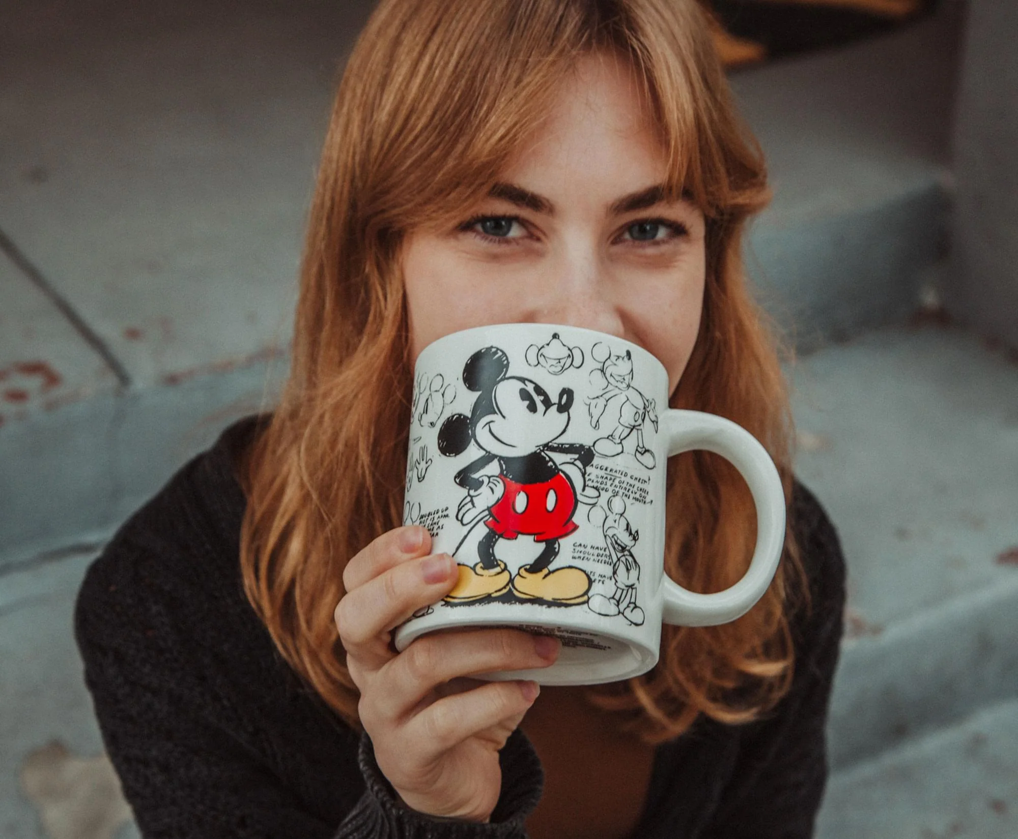 Disney Mickey Mouse Sketchbook Ceramic Mug With Lid | Holds 18 Ounces - Image 9