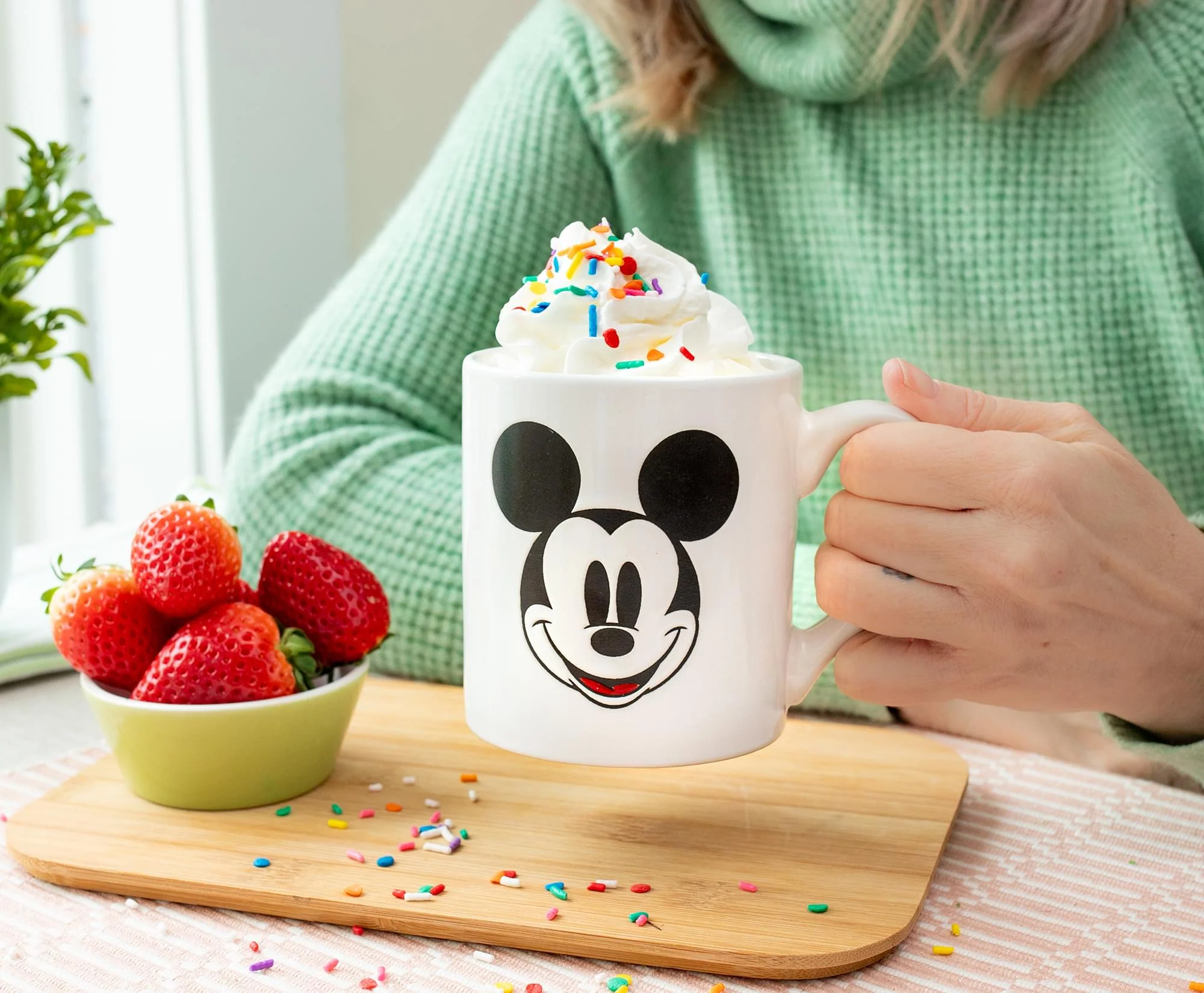 Disney Mickey Mouse Wax Resist Ceramic Mug | Holds 14 Ounces - Image 7