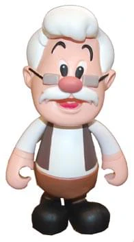 Disney Mindstyle Basix Beanz 3" Series 1 Vinyl Figure Geppetto