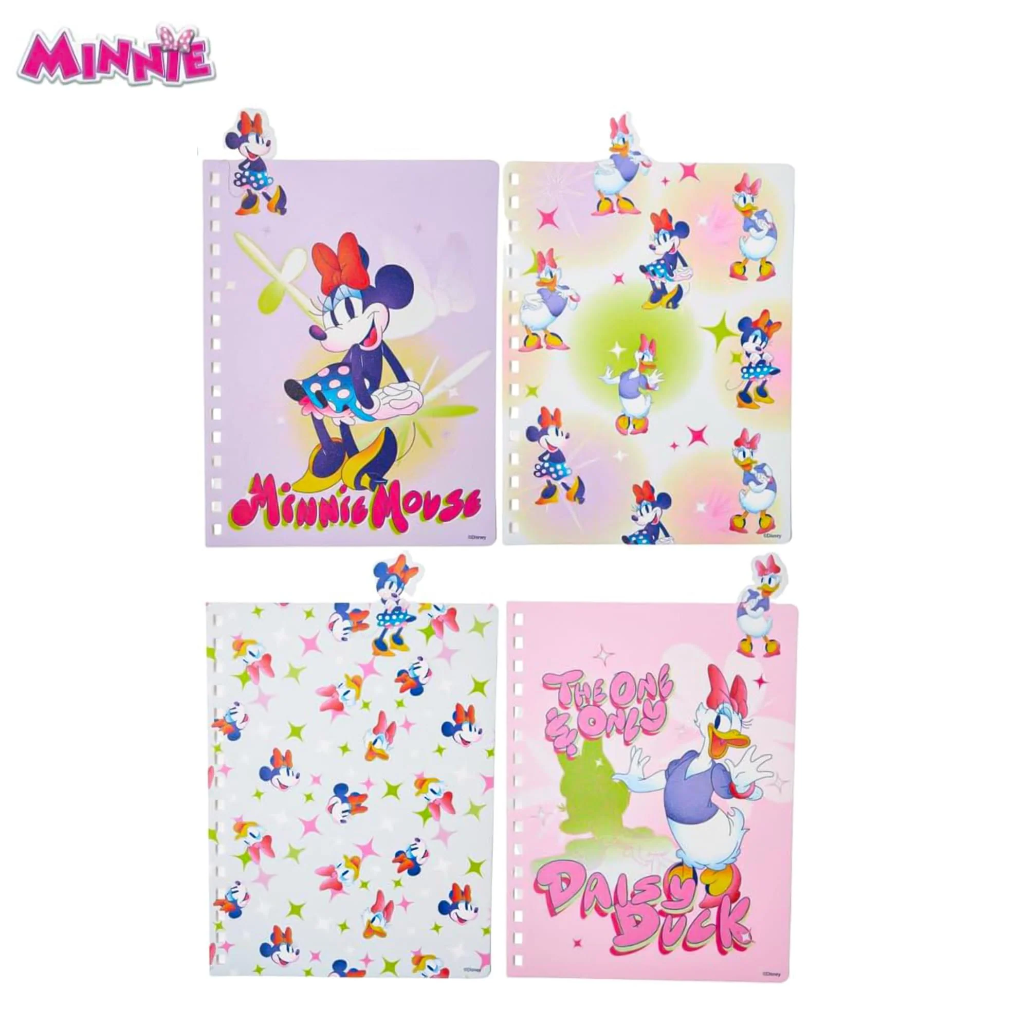 Disney Minnie Mouse and Daisy Duck "Girlies Just Get It" 4 Tab Spiral Journal - Image 4