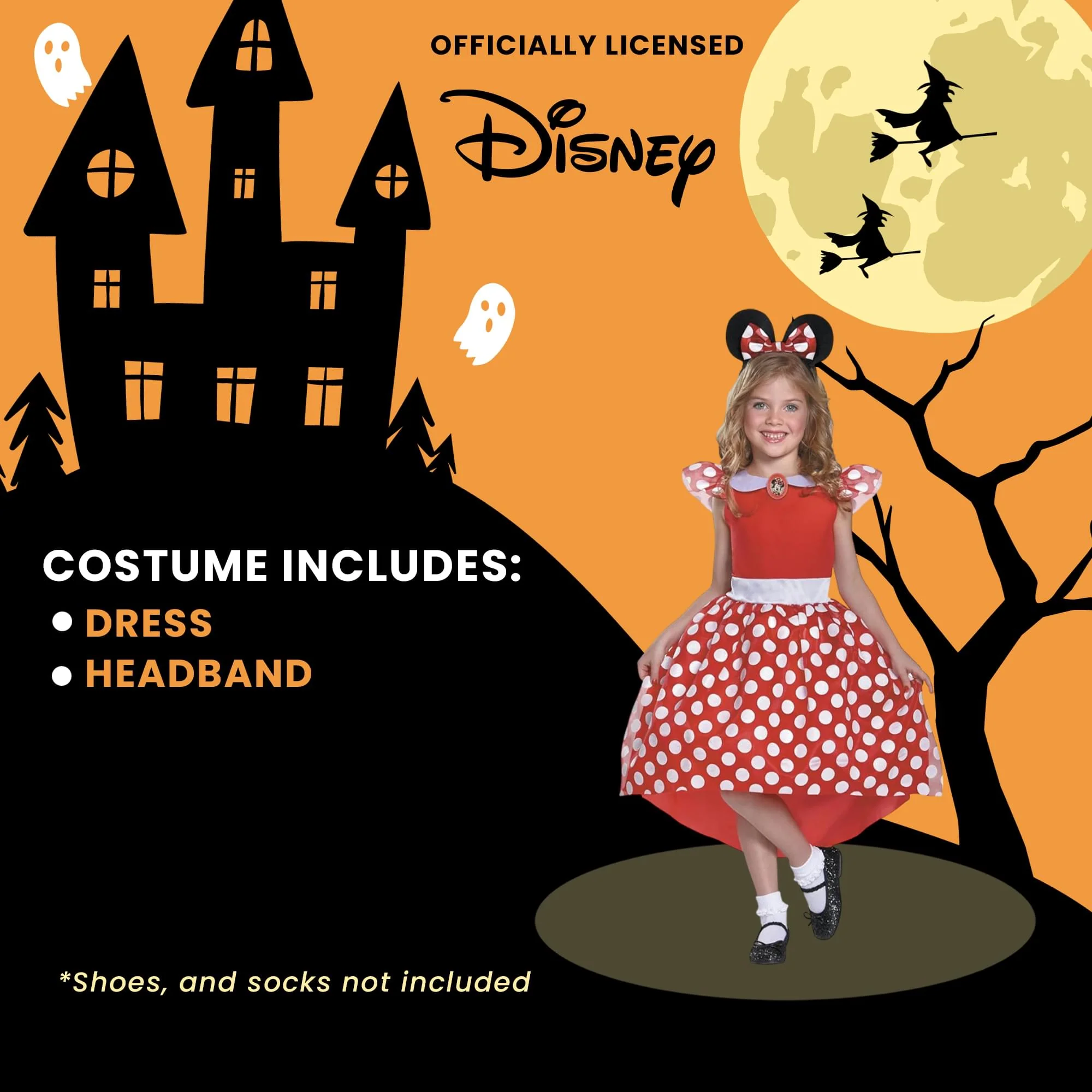 Disney Minnie Mouse Child Costume Small - Image 6