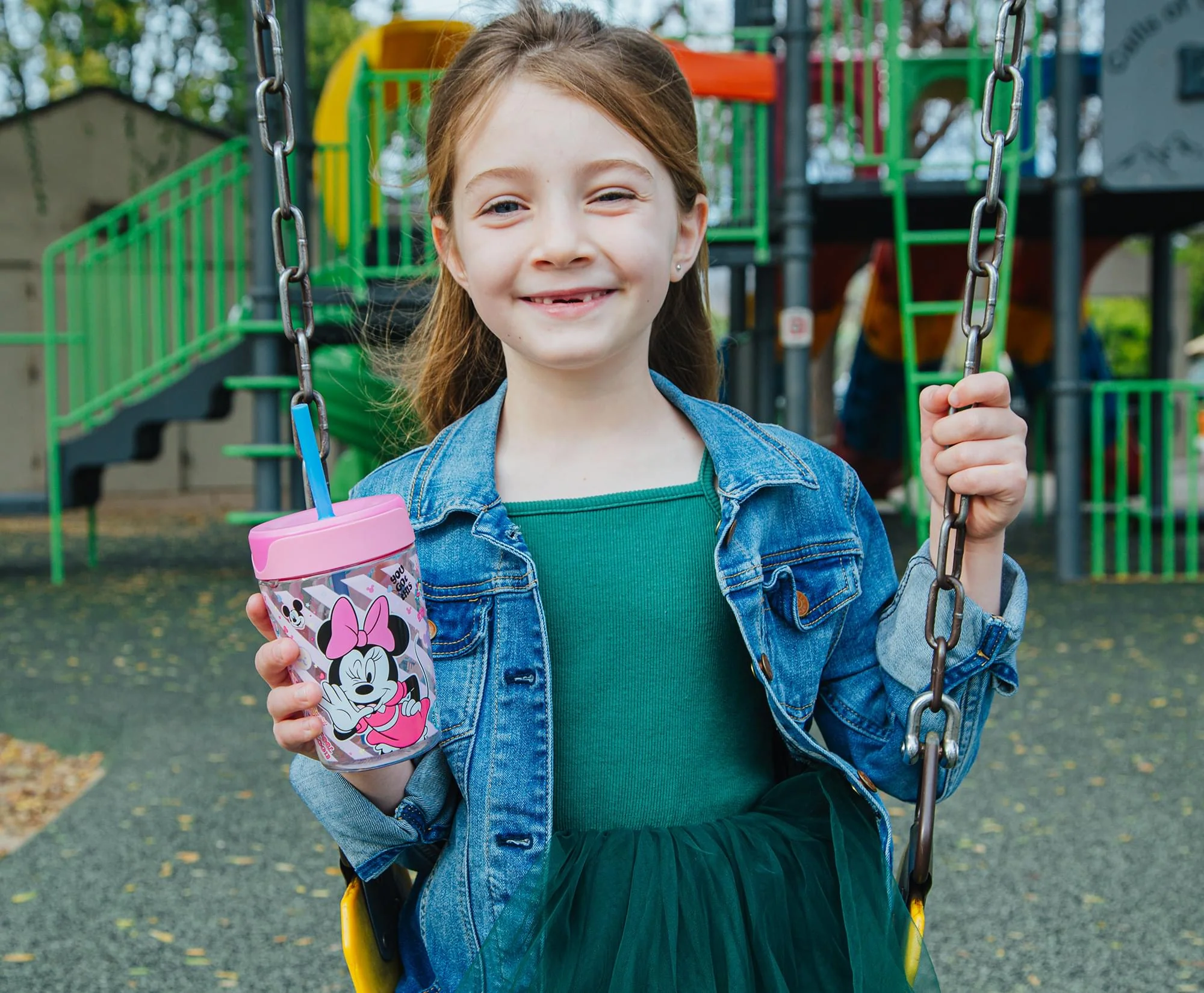 Disney Minnie Mouse Kids Spill-Proof Tumbler With Straw | Holds 18 Ounces - Image 6