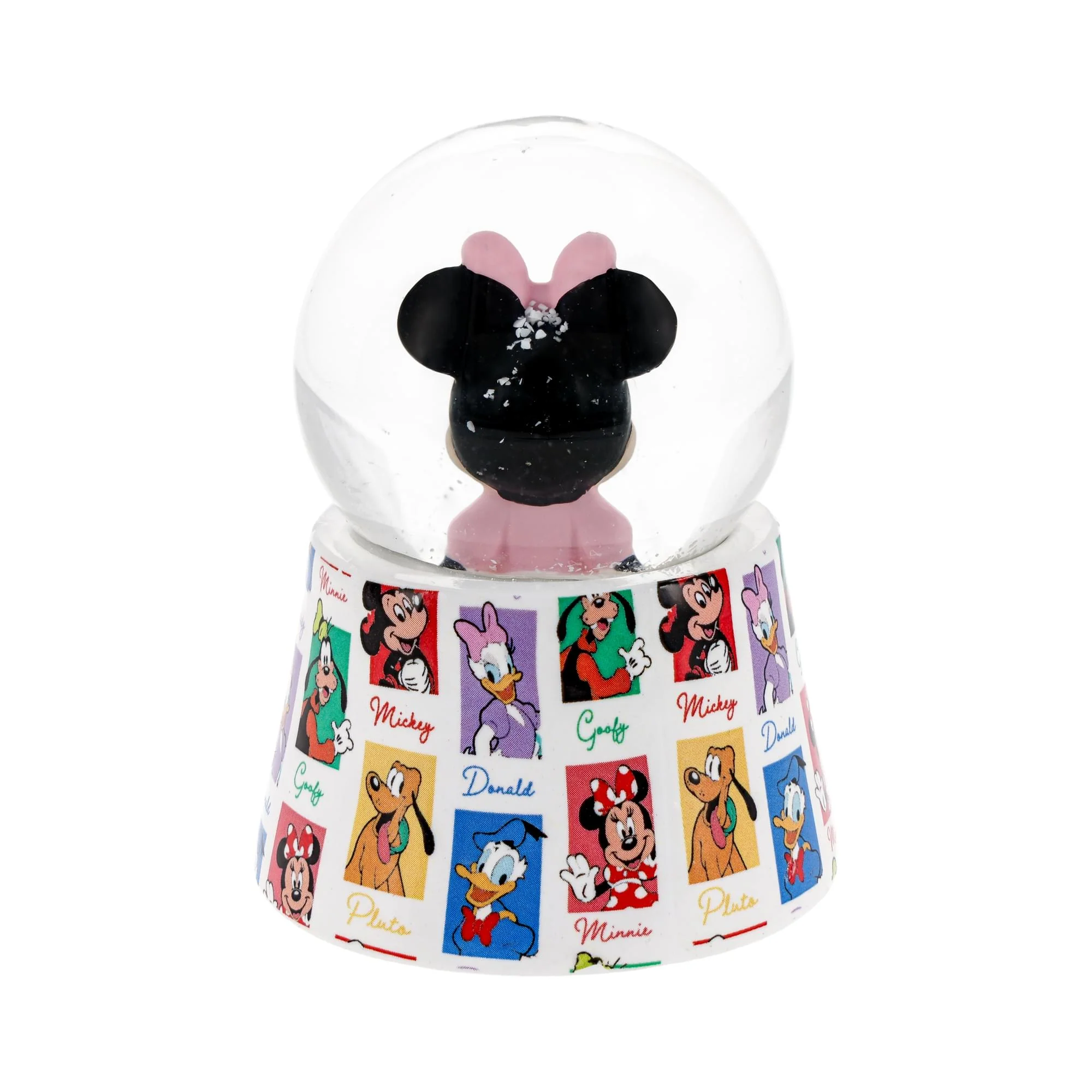 Disney Minnie Mouse Pink 3-Inch Mini Light-Up Snow Globe - Image 4