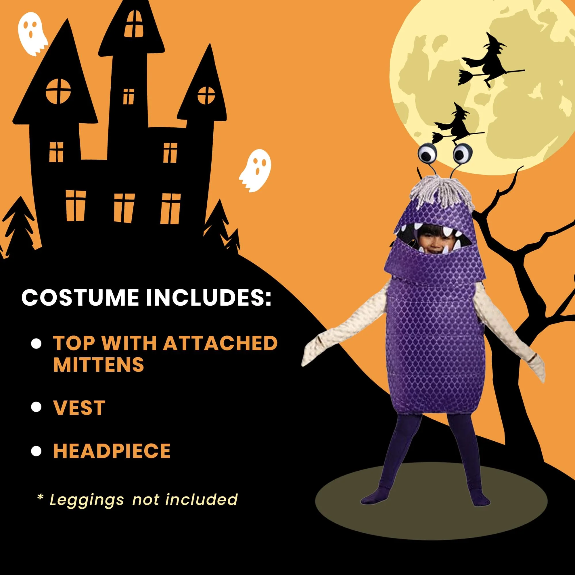 Disney Monsters, Inc. Boo Deluxe Toddler Costume - Image 5