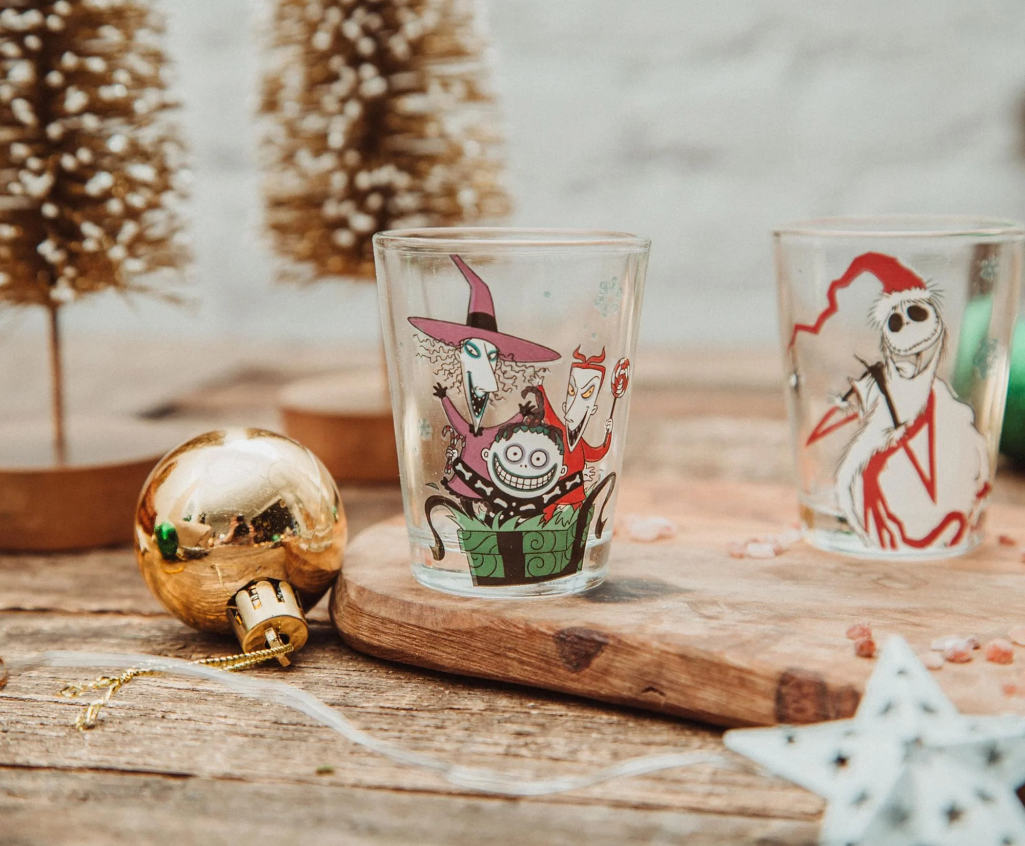 Disney Nightmare Before Christmas Ghostly Greetings Mini Shot Glasses | Set of 4 - Image 4