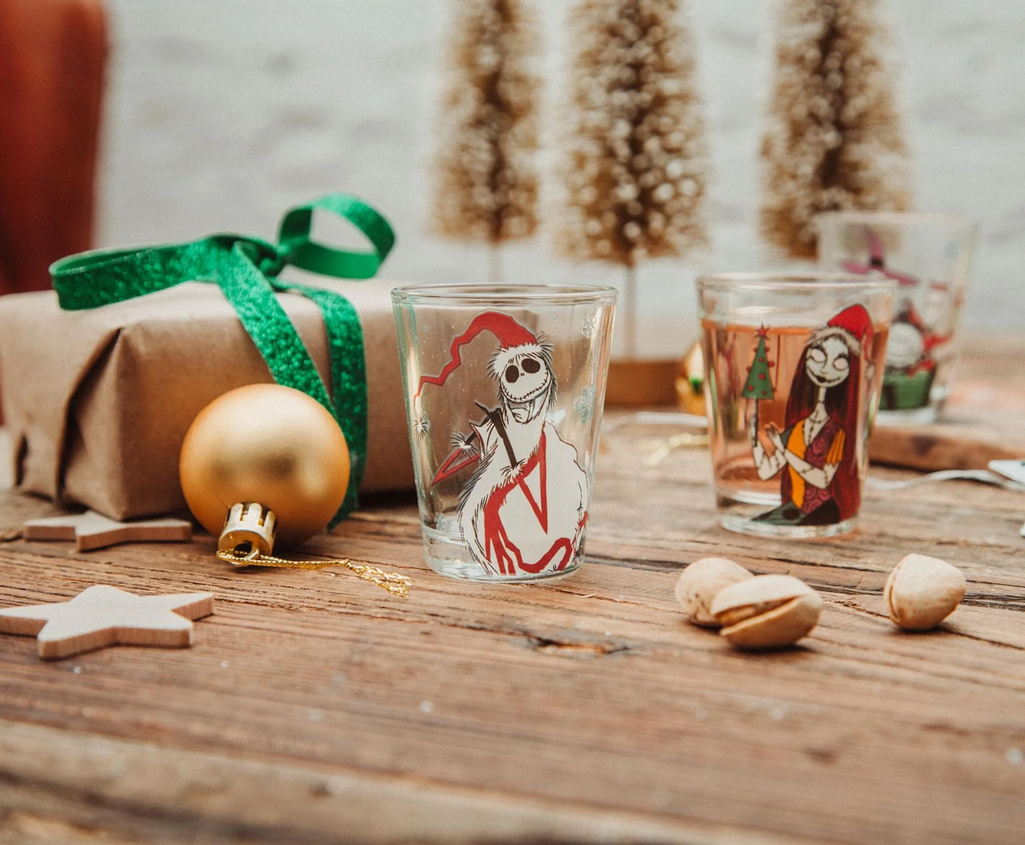 Disney Nightmare Before Christmas Ghostly Greetings Mini Shot Glasses | Set of 4 - Image 5