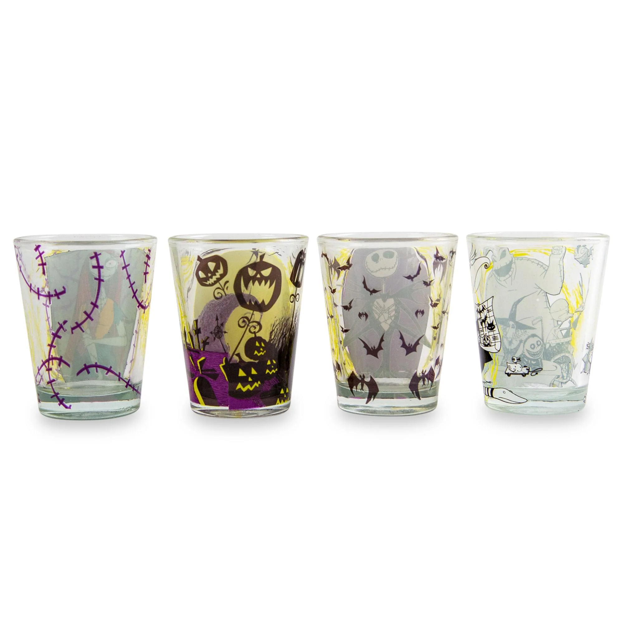 Disney Nightmare Before Christmas Halloween Town Mini Shot Glasses | Set of 4 - Image 2