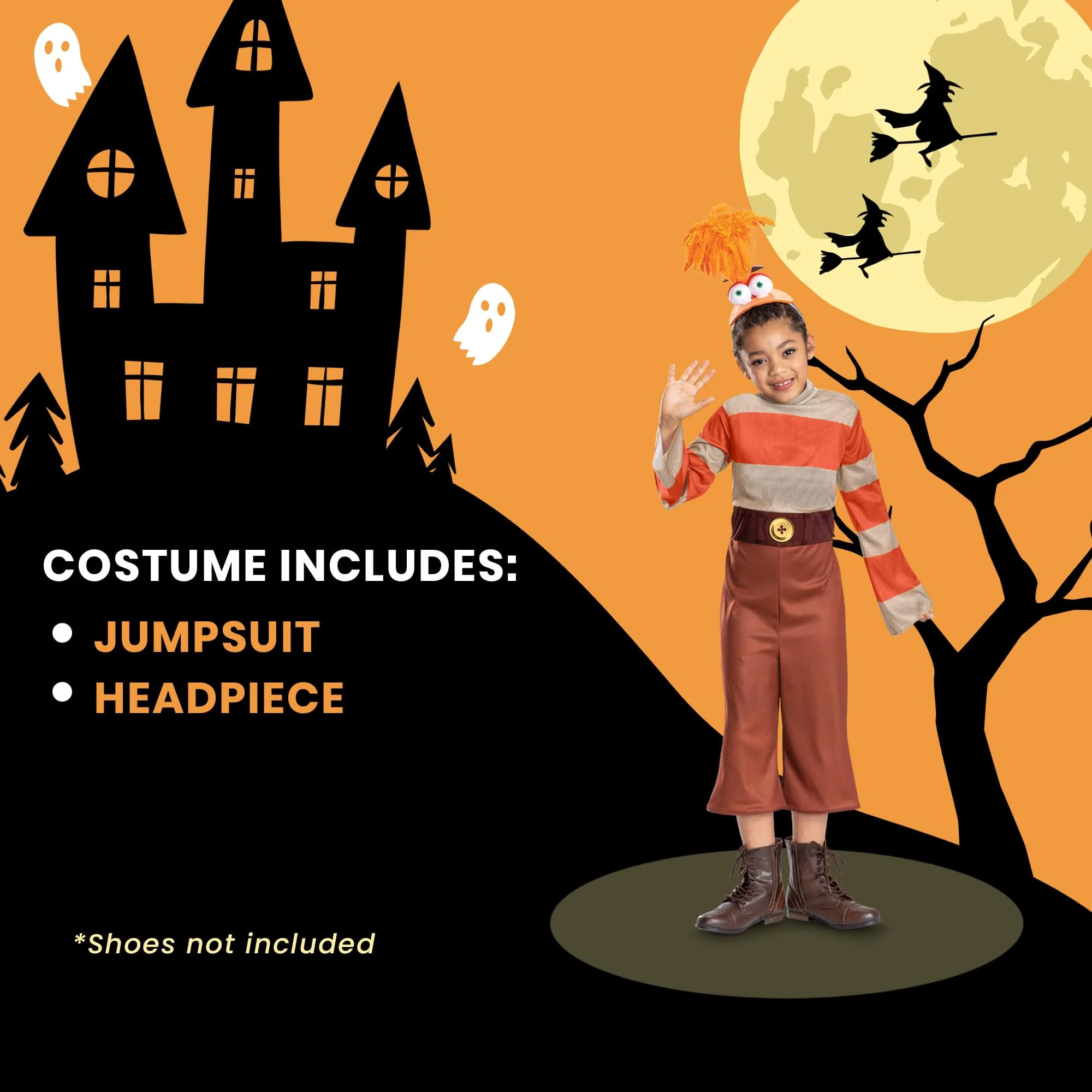 Disney/Pixar Inside Out Anxiety Classic Girls Costume - Image 24