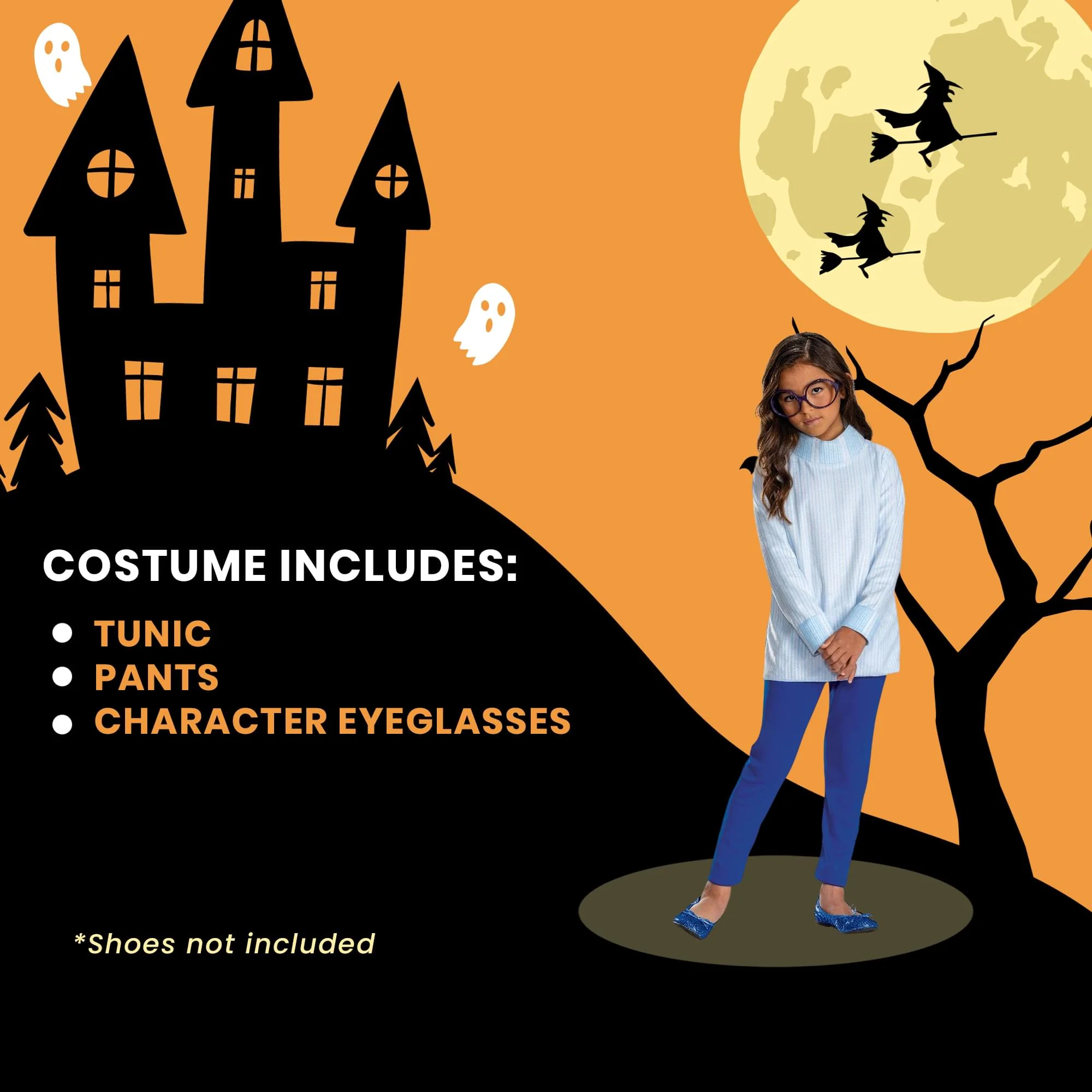 Disney Pixar Inside Out Sadness Classic Girls Costume - Image 6