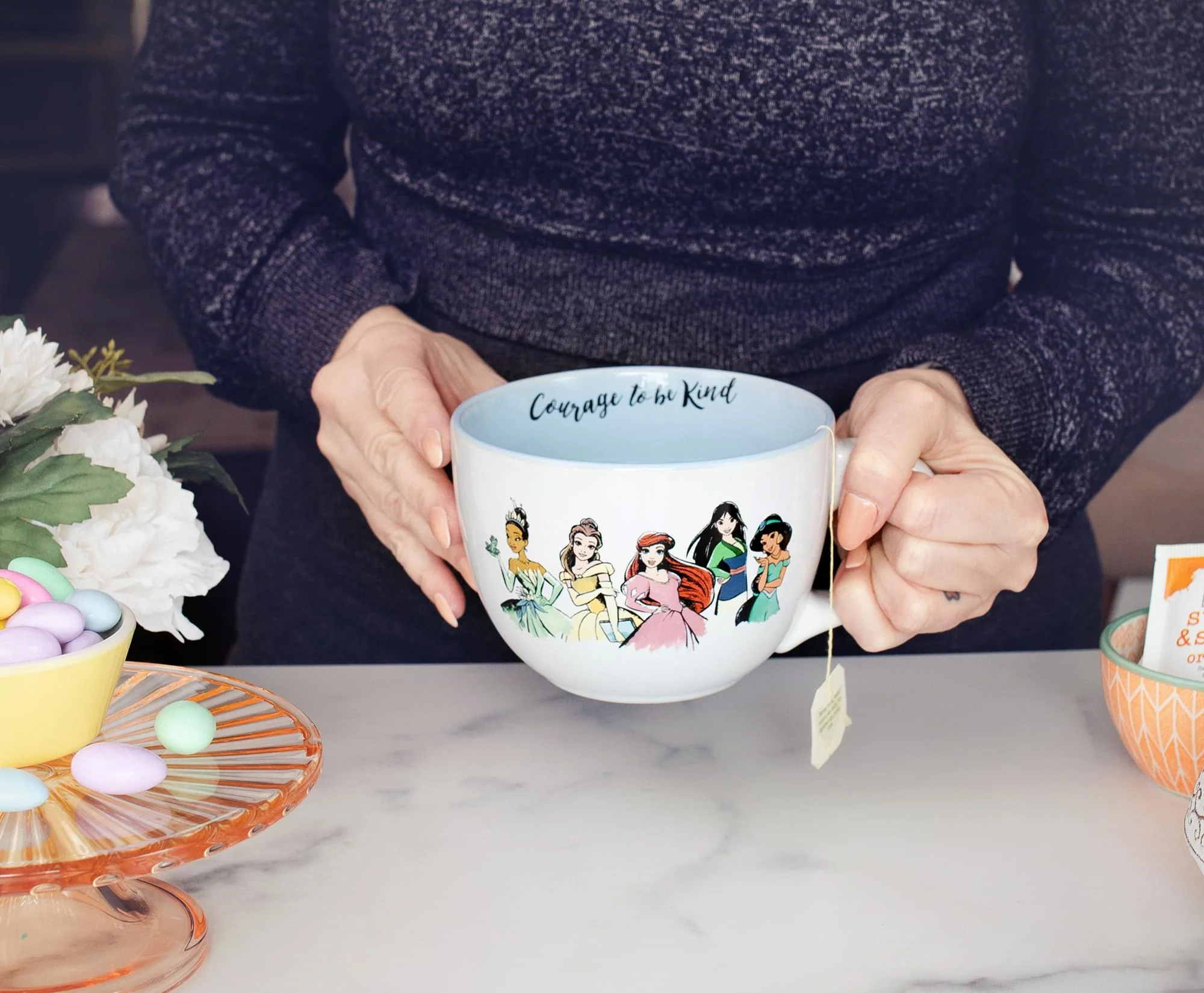 Disney Princess "Courage To Be Kind" Ceramic Soup Mug | Holds 24 Ounces - Image 6